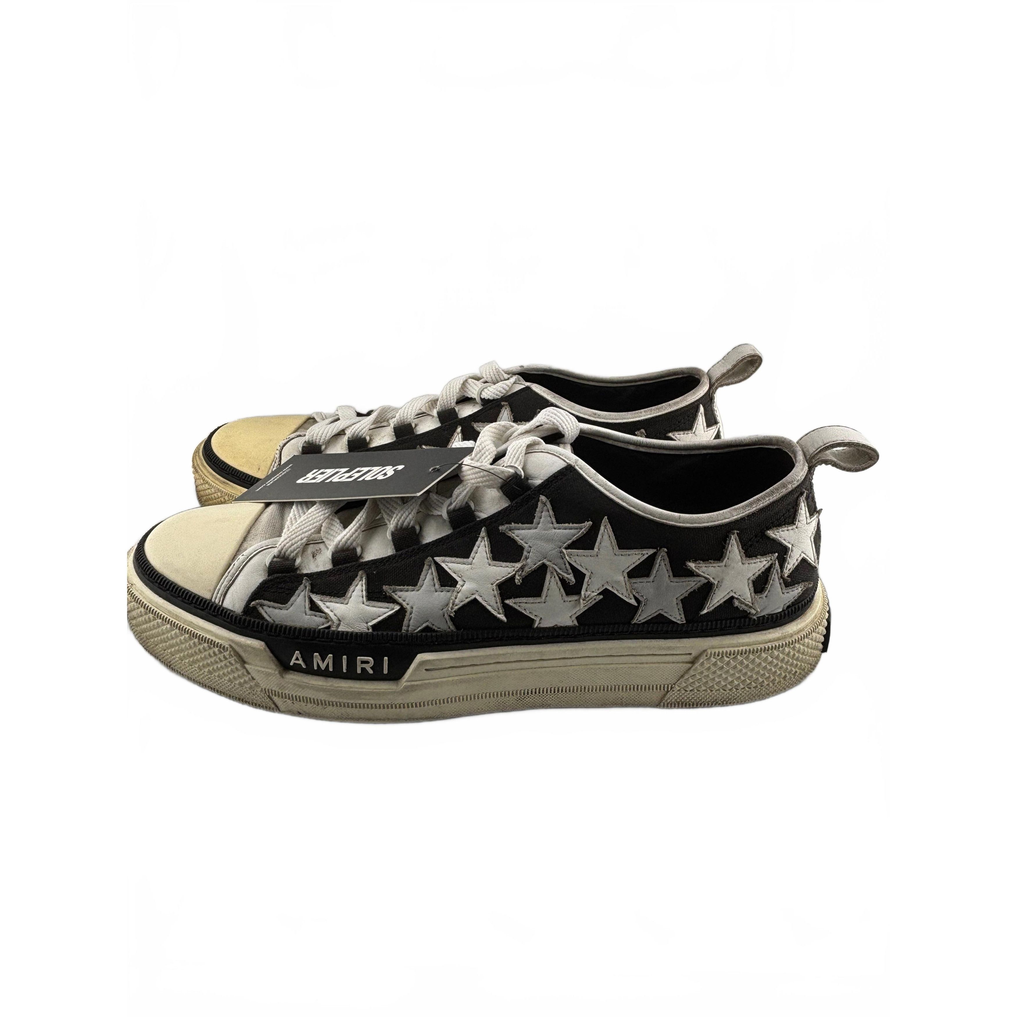 Amiri AMIRI Stars Court Low Black White Size US 13 / EU 46 - 2 Thumbnail