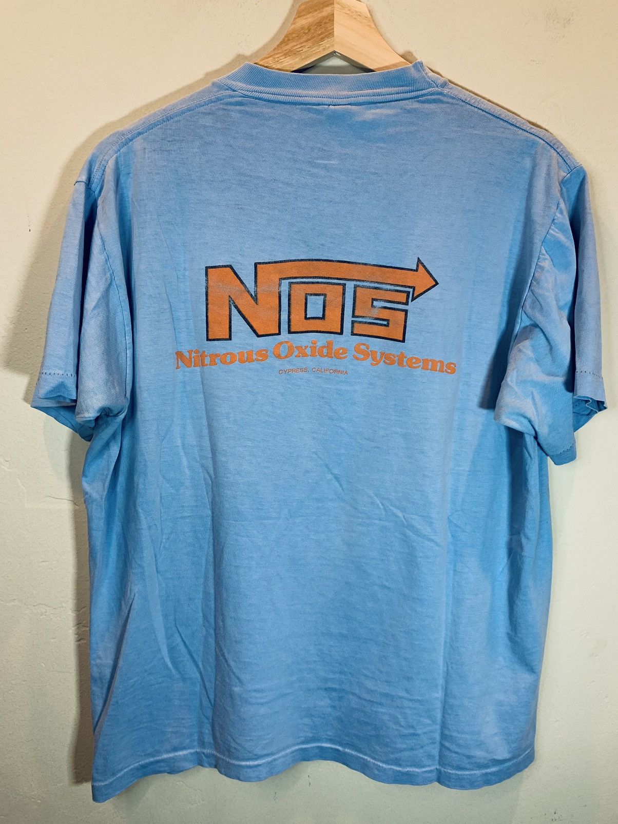Vintage RARE Vintage 70s NOS Let’s Cheat Nitrous Oxide Systems Shirt Size US L / EU 52-54 / 3 - 2 Thumbnail