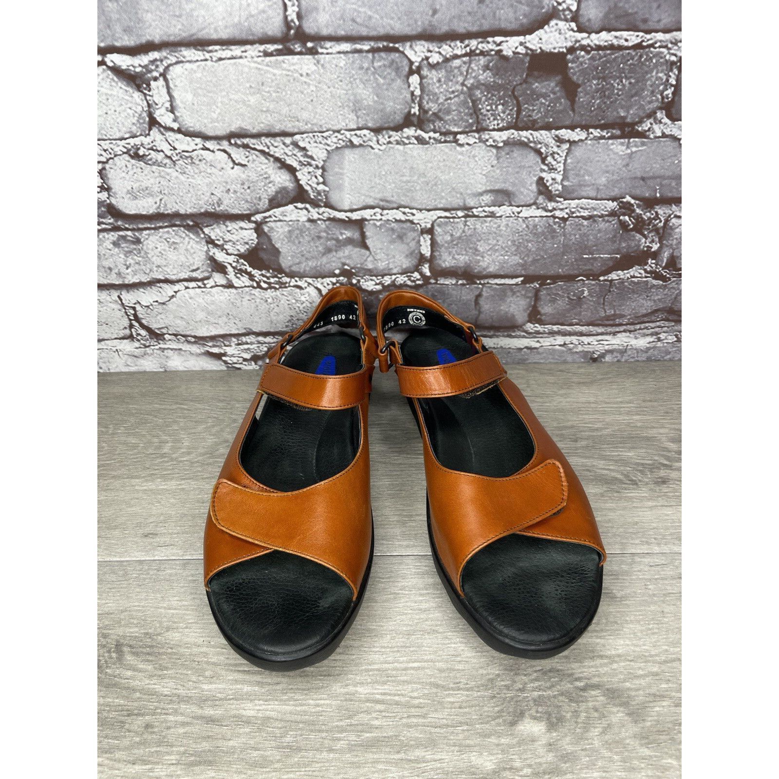 Other Wolky Brown Leather Strappy Comfort Wedge Ankle Strap Sandal Size US 11 / IT 41 - 12 Thumbnail