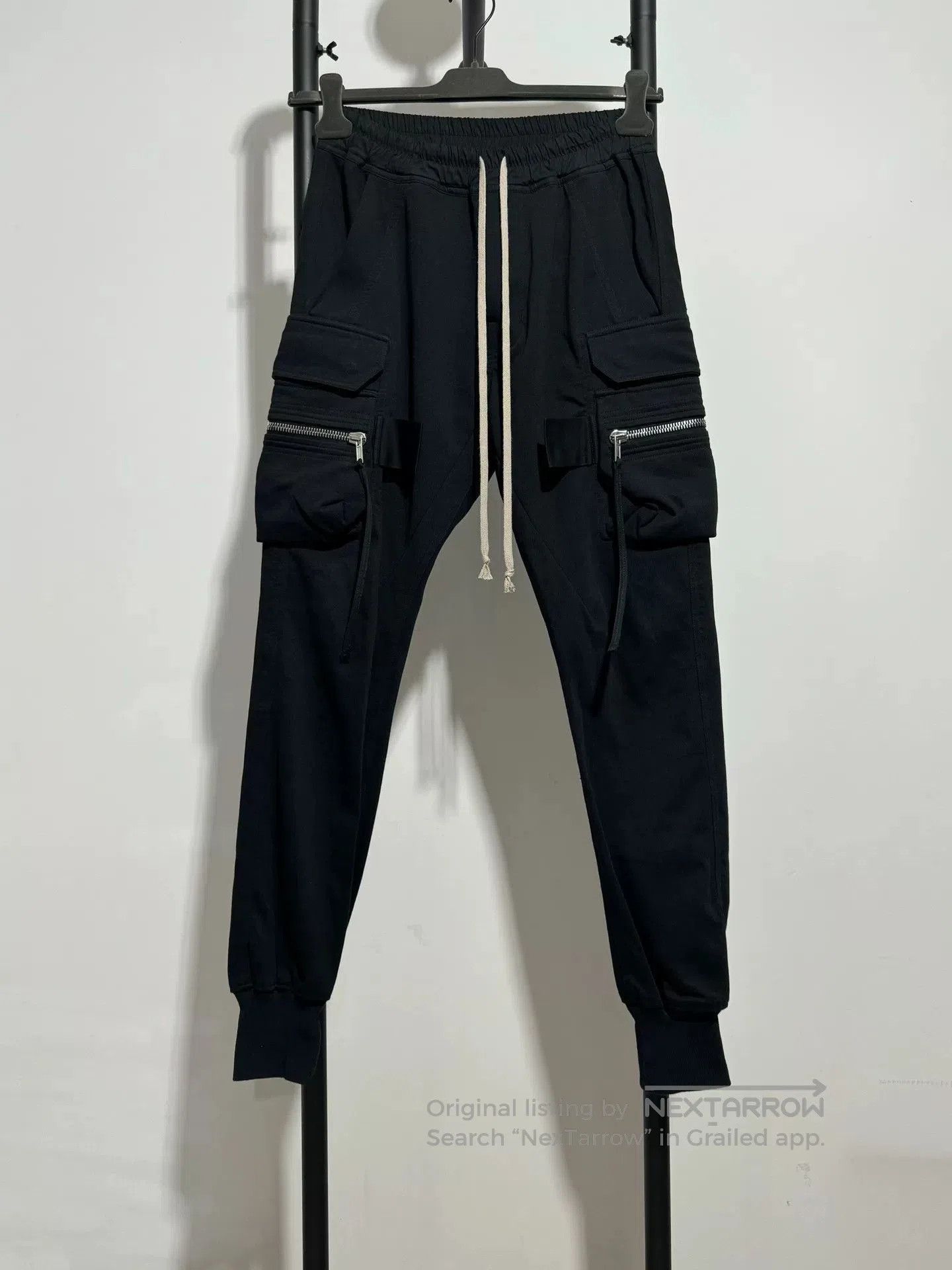 Rick Owens rick owens ro cargo pants in black. Size US 38 / EU 54 - 1 Thumbnail