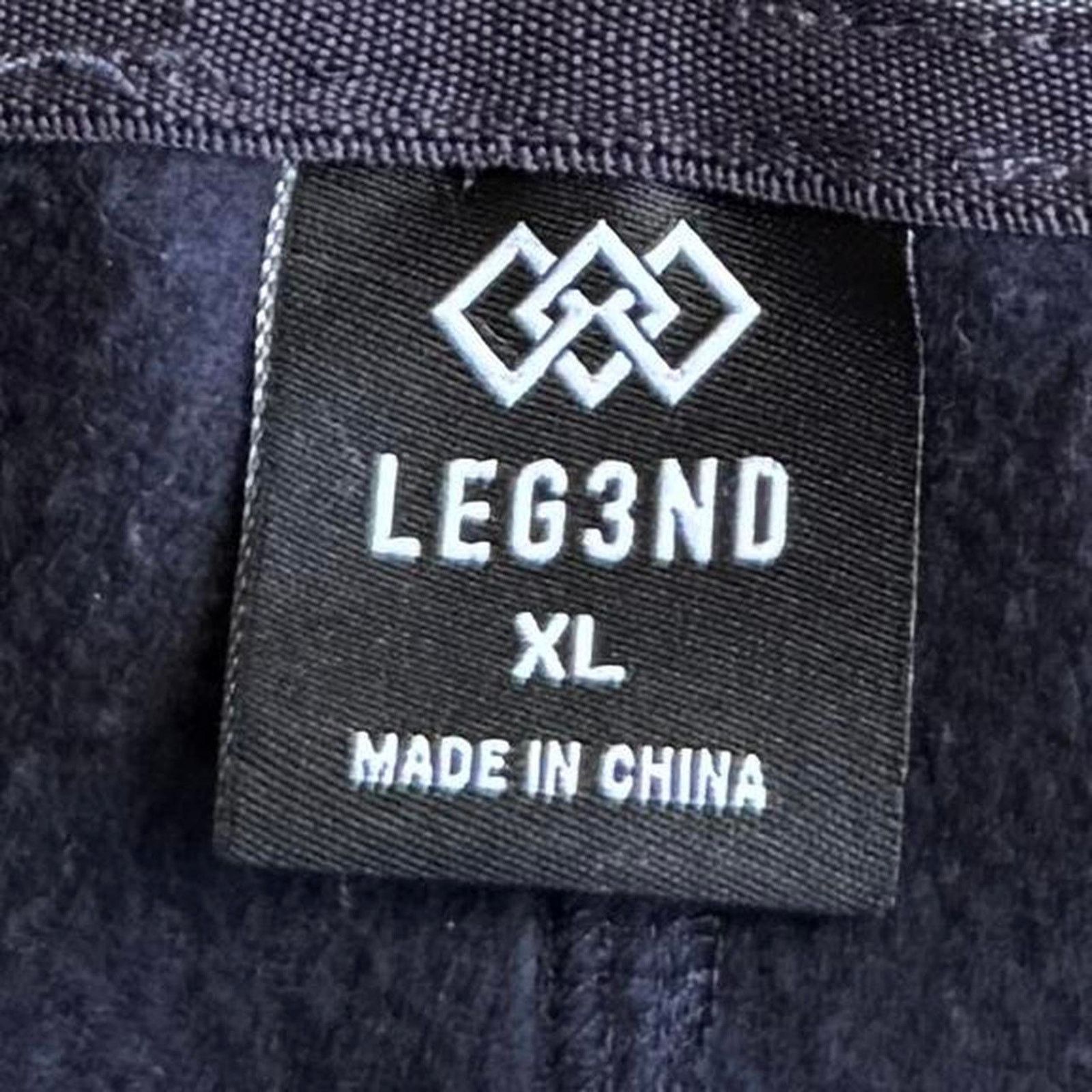 Japanese Brand × Vintage Vintage Y2K Navy Blue Baggy Cargo Essential Opium Sweatpants Size US 40 / EU 56 - 3 Thumbnail
