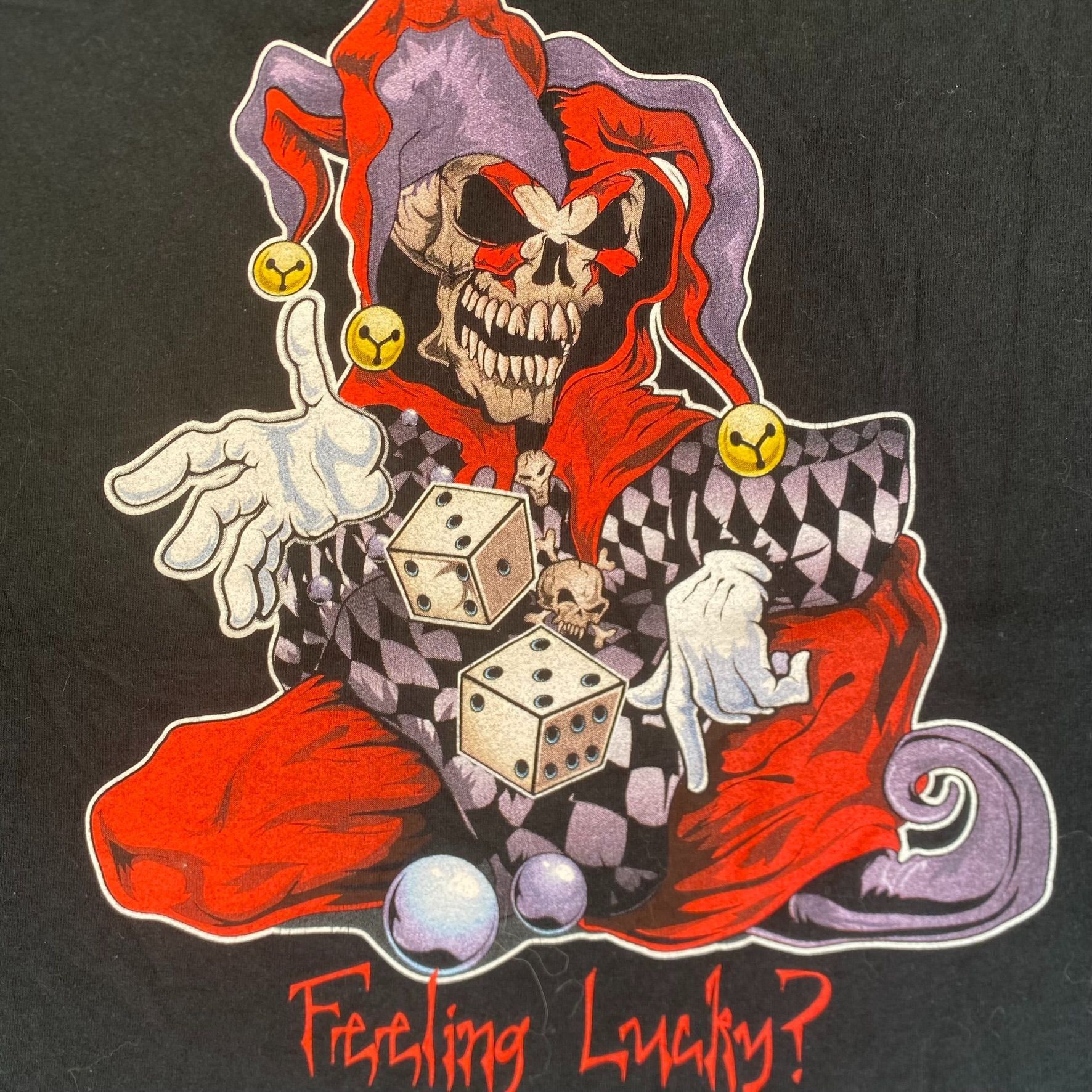 Vintage Vintage Y2K Joker Skull Shirt Jester Punk Biker Choppers Tee Size US XL / EU 56 / 4 - 7 Thumbnail