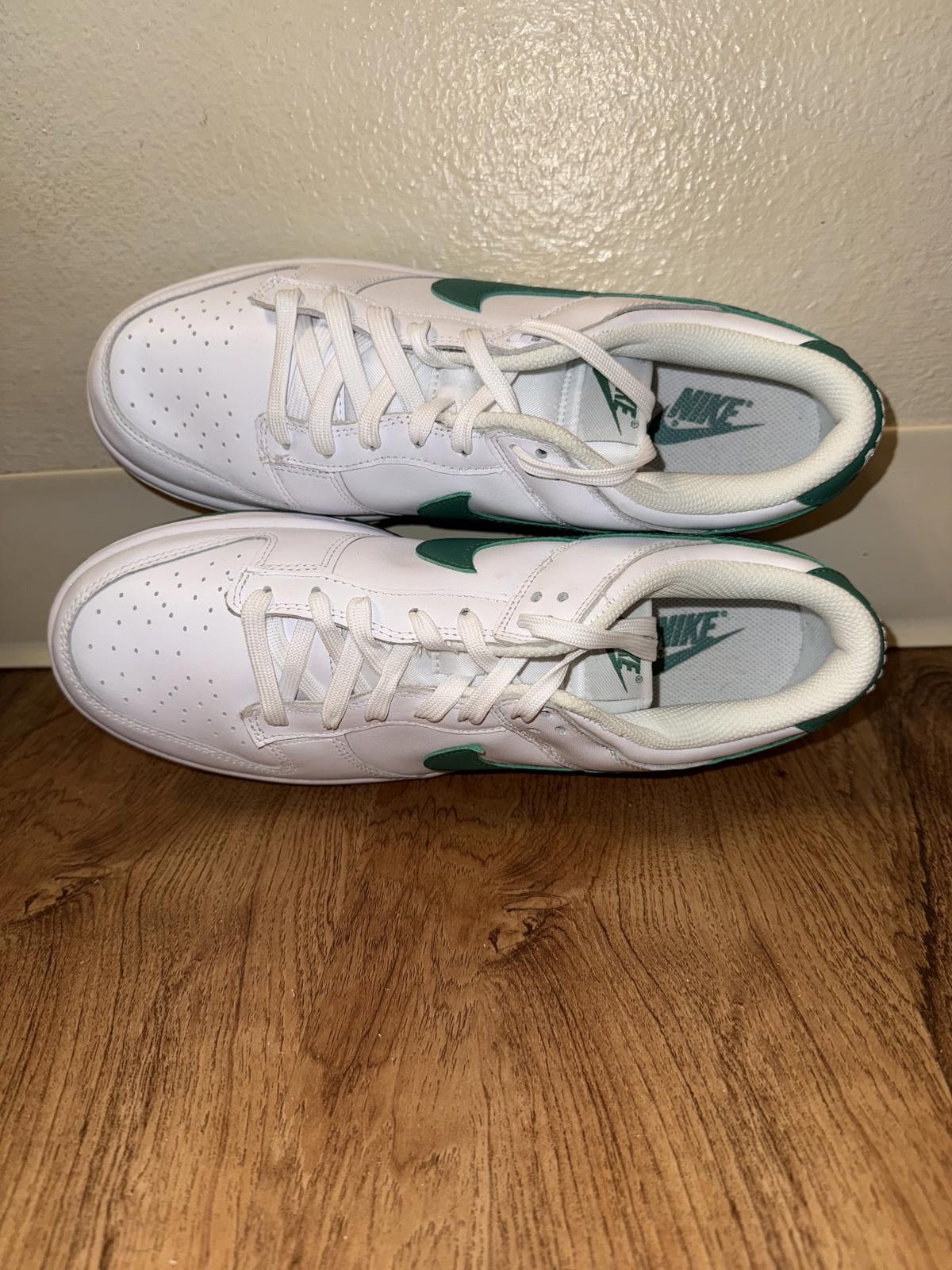 Nike Nike Dunk Low White Green Noise (Women’s) Size US 11.5 / IT 41.5 - 6 Thumbnail