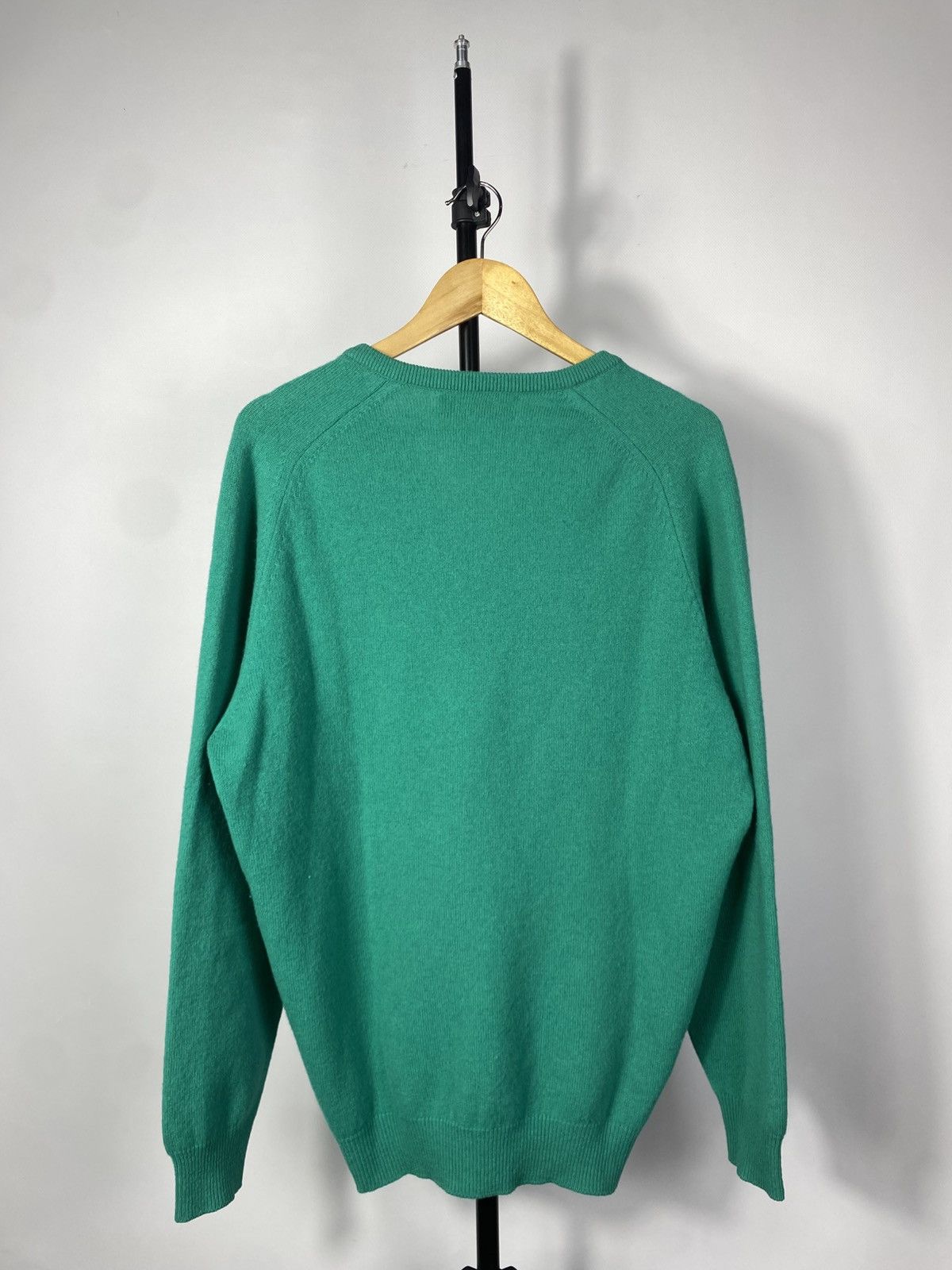 Lyle & Scott × Vintage 90s Vintage LYLE & Scott Golf Print Wool Sweater Size US L / EU 52-54 / 3 - 5 Thumbnail