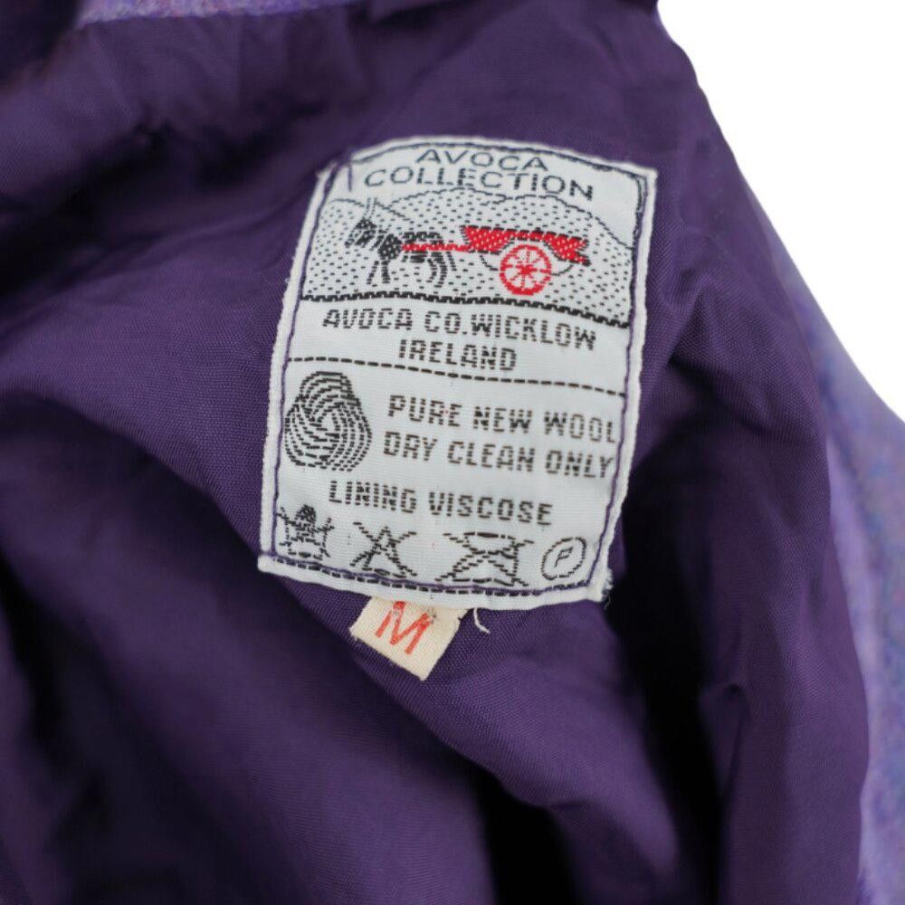 Designer Vintage Avoca Irish Wool Wrap Coat Size Medium Size M / US 6-8 / IT 42-44 - 3 Thumbnail