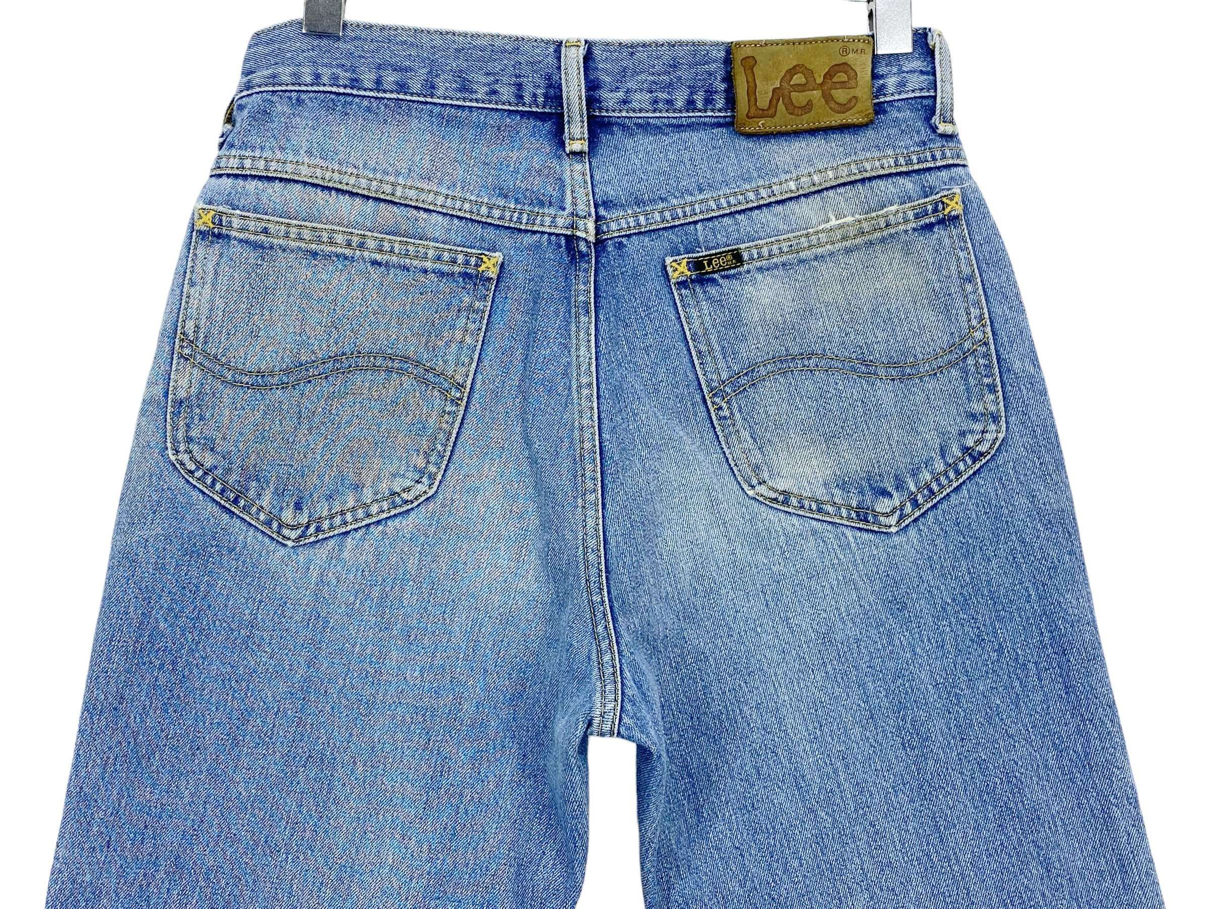 Lee × Vintage Lee Riders Jeans Light Blue Wash Jeans Size US 29 - 6 Thumbnail