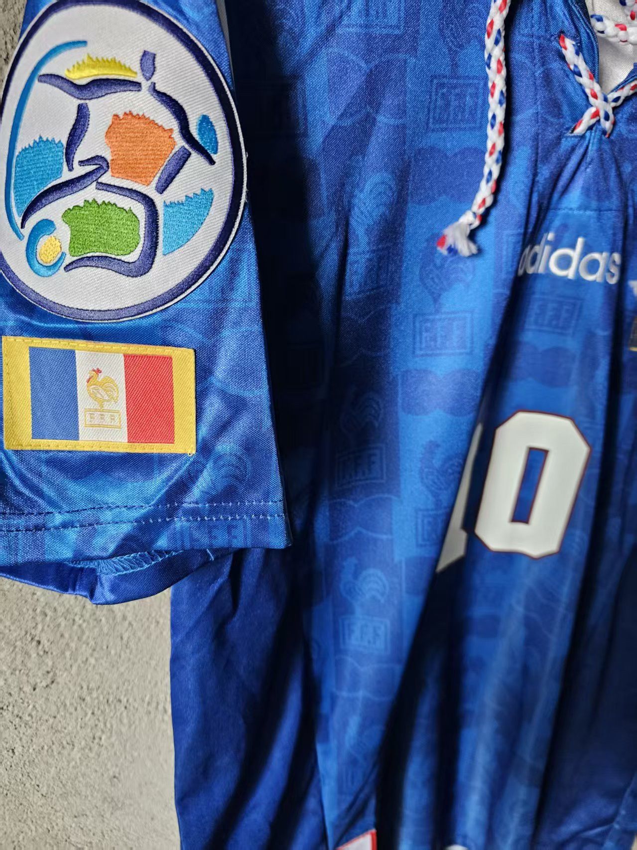 Other 1996 Euro Cup France 10 Zidane Jersey Size US L / EU 52-54 / 3 - 3 Thumbnail