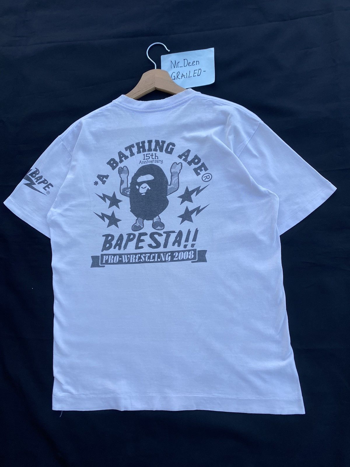 Bape Rare SS2008 BAPE Baby Milo x Nigo 15th Anniversary Tshirt Size US M / EU 48-50 / 2 - 21 Thumbnail