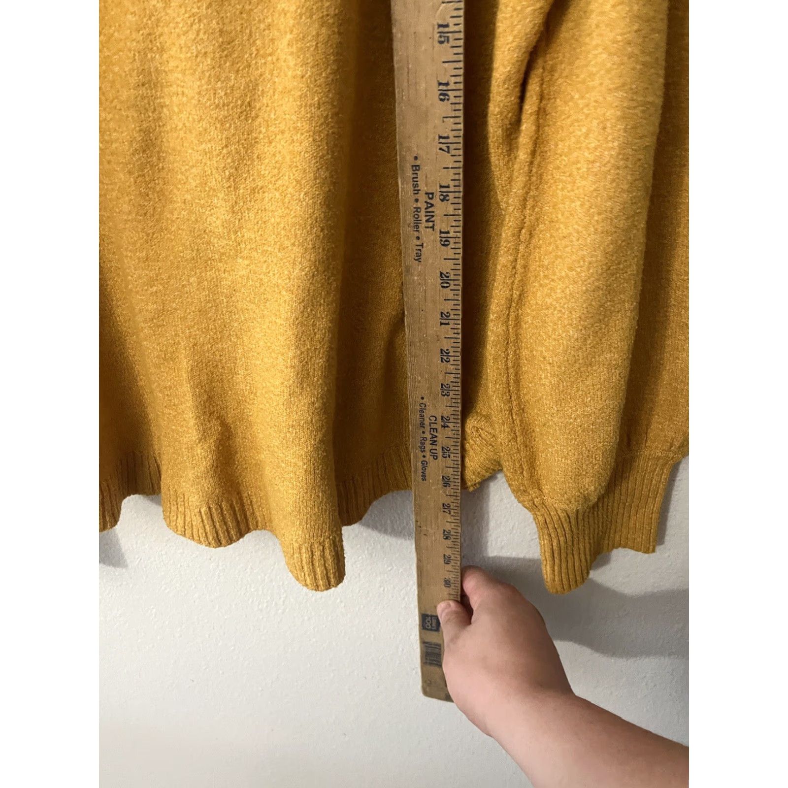Vintage Tahari Turtleneck Sweater Yellow Size XL Long Sleeve ightweight Relaxed Size XL / US 12-14 / IT 48-50 - 4 Thumbnail