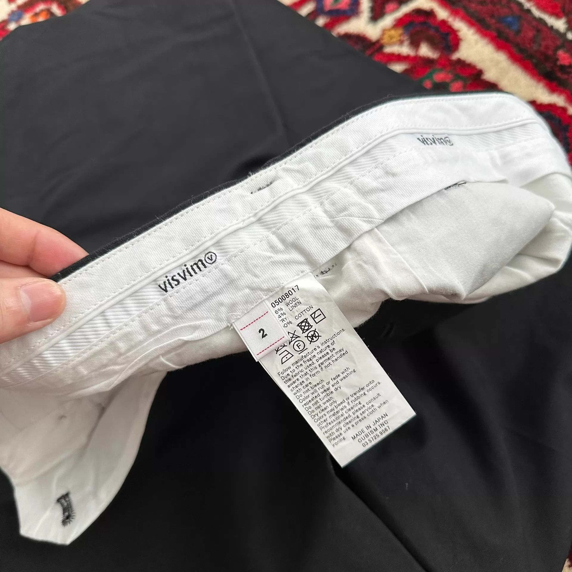 Visvim VISVIM 22SS STETSON SLACKS Size 2 9.8/10 Size US 32 / EU 48 - 8 Thumbnail
