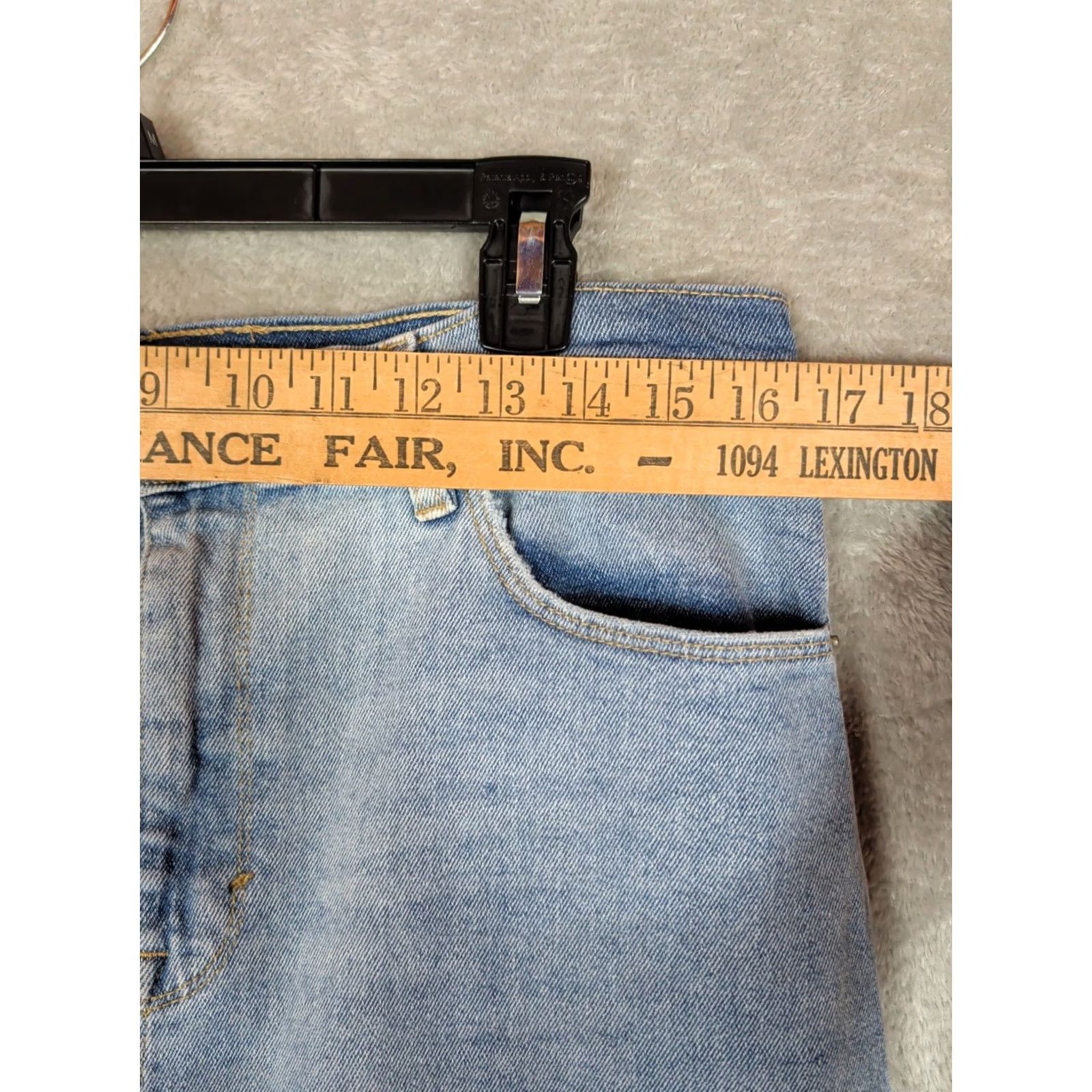 Vintage Kensie Denim Midi Skirt Blue High Rise Raw Hem Boho Hippie Casual Size 8/29 Womens Size 30" / US 8 / IT 44 - 7 Thumbnail