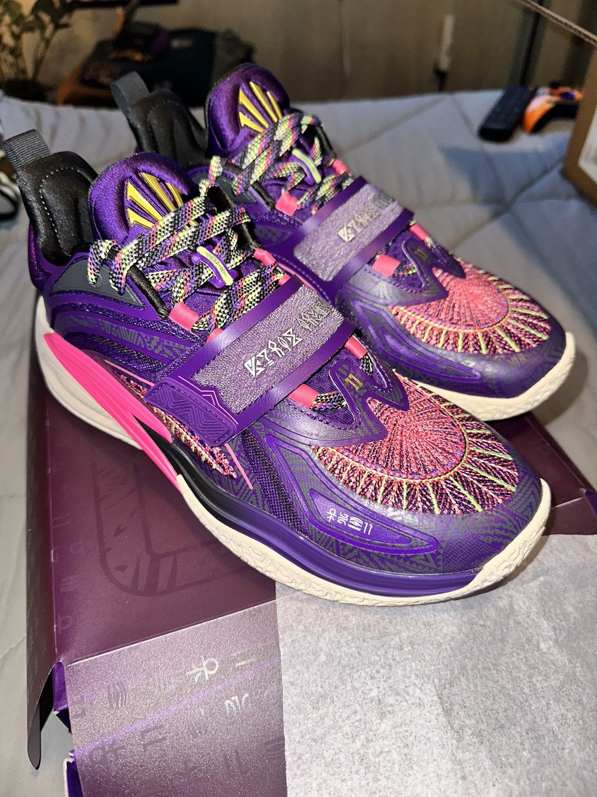 image of Kyrie Irving Anta “Artist On Court” Shoes in Purple, Men's (Size 9)