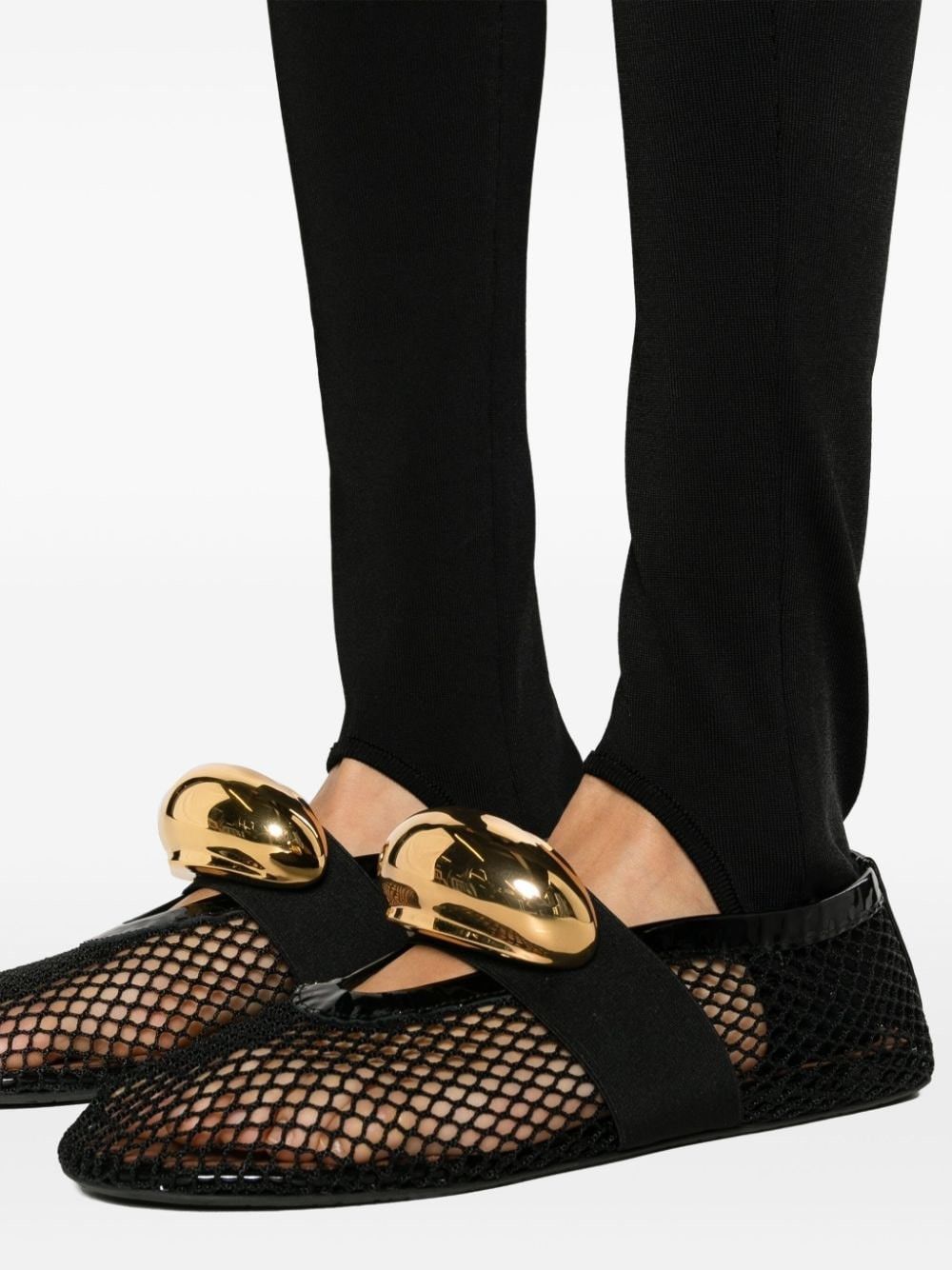Alaia o1s22i1n0225 Over Heel Leggings in Black Size 26" / US 2 / IT 38 - 3 Thumbnail
