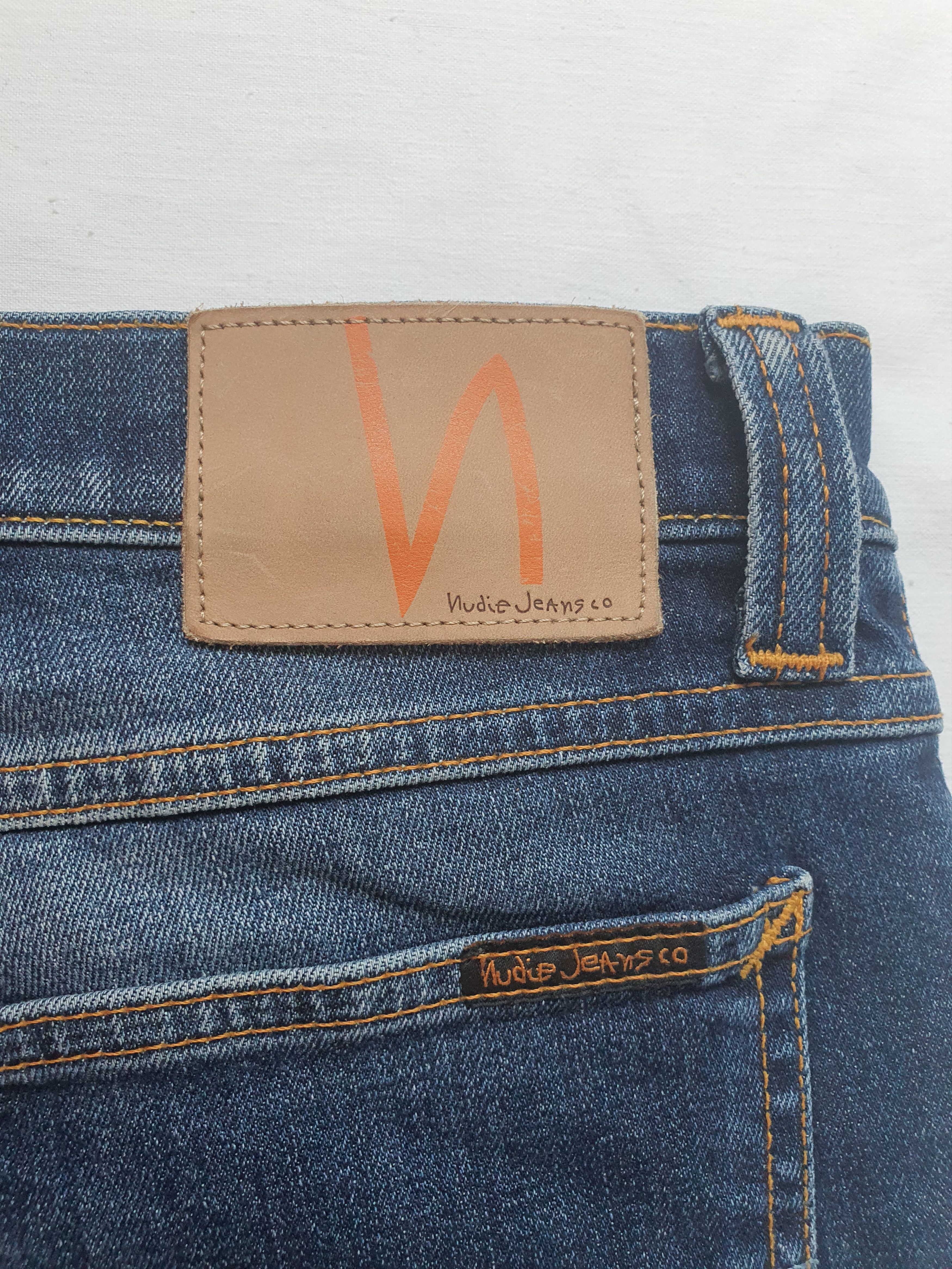 Nudie Jeans TUBE KELLY (N587) Women's Denim (Org. Dark Indigo Wash) Size 31" - 12 Thumbnail