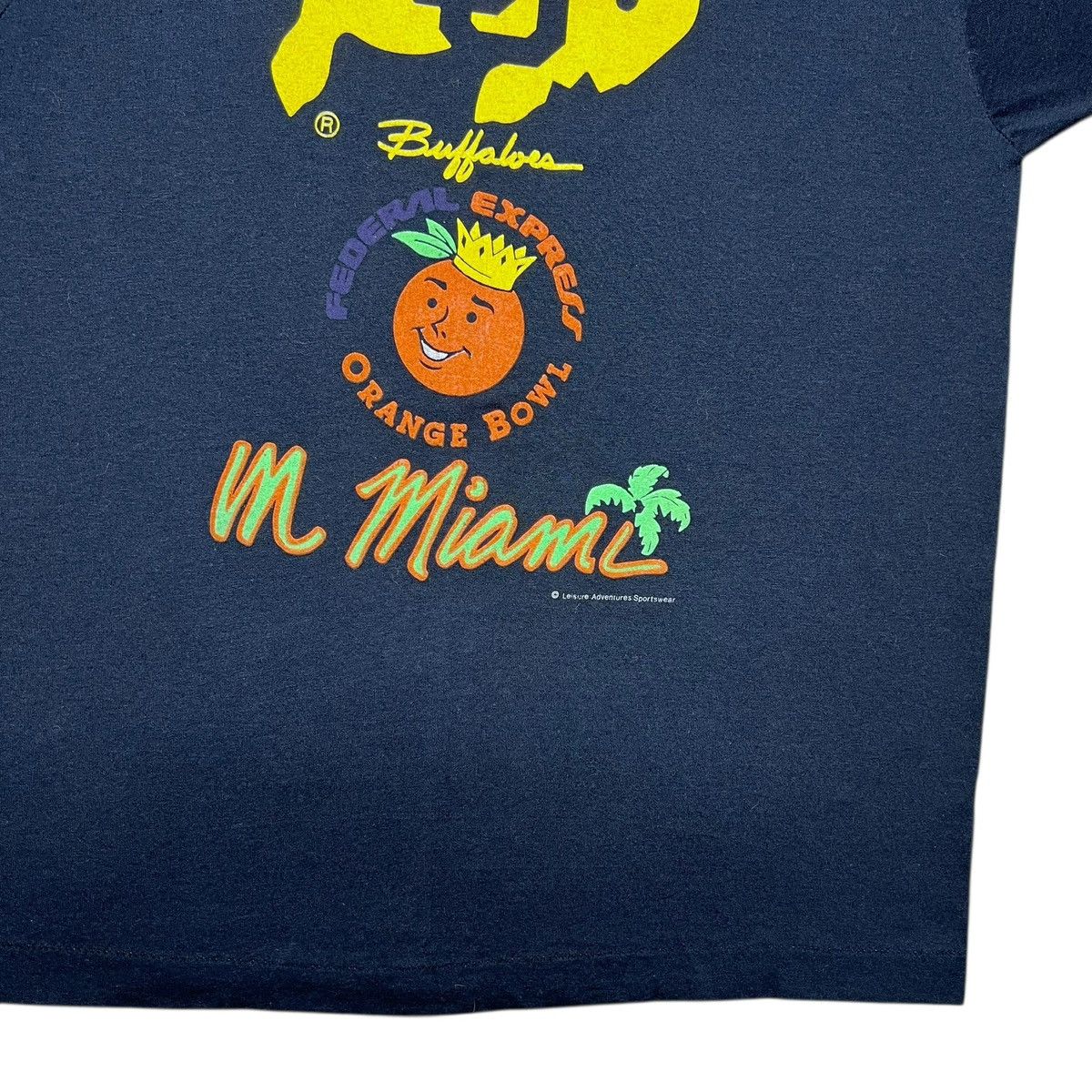 NCAA 1990s NCAA Colorado Buffaloes In Miami Orange Bowl T-Shirt Size US L / EU 52-54 / 3 - 8 Thumbnail