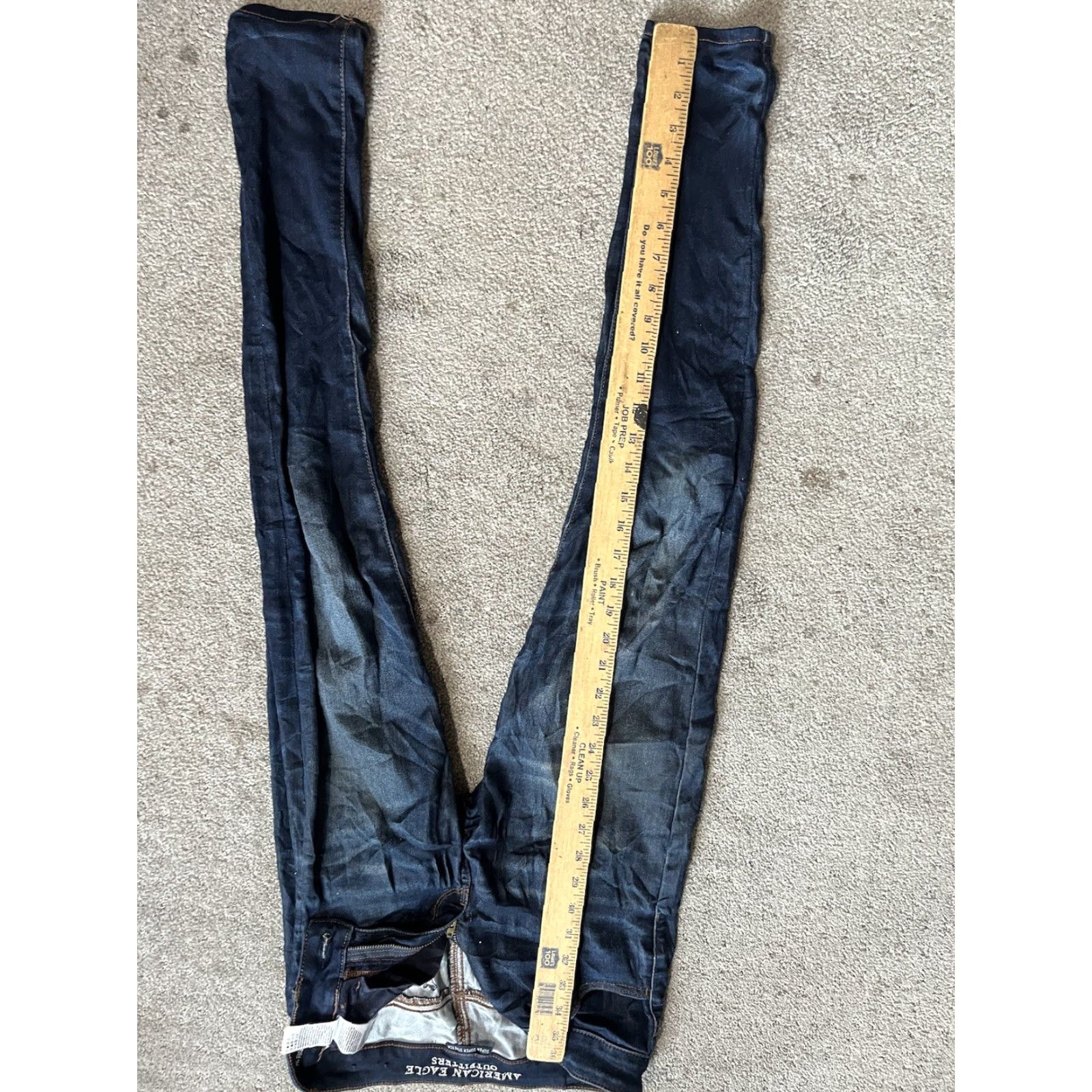 American Eagle Outfitters VINTAGE American Eagle Blue Next Level Stretch Hi-Rise Jegging Pants Regular 0 Women Corduroy Jeans Jegging Size 25" / US 0 / IT 36 - 6 Thumbnail