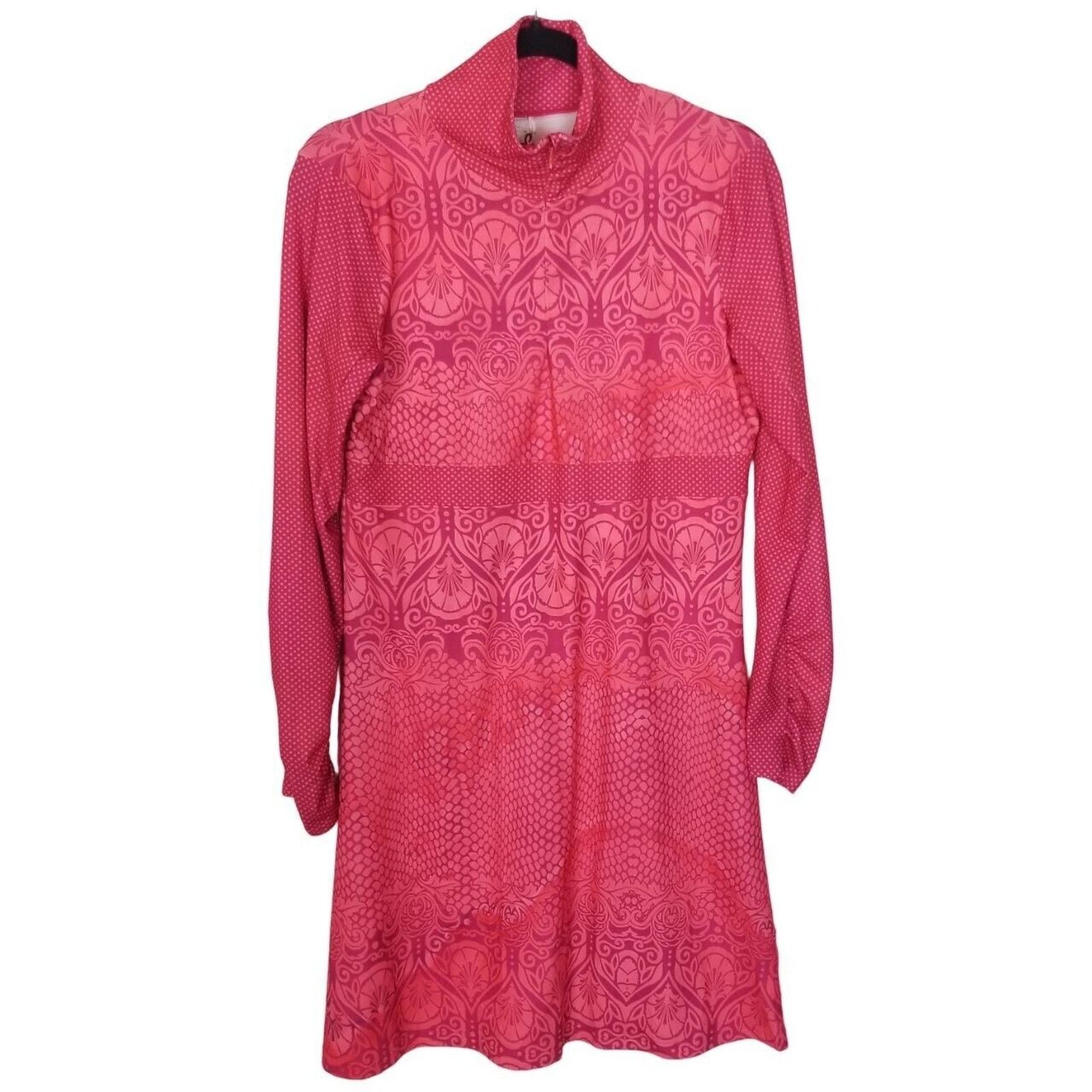 Prana Prana Womens Tatiana Dress Size M Floral Stretch Mock Neck Size M / US 6-8 / IT 42-44 - 1 Thumbnail