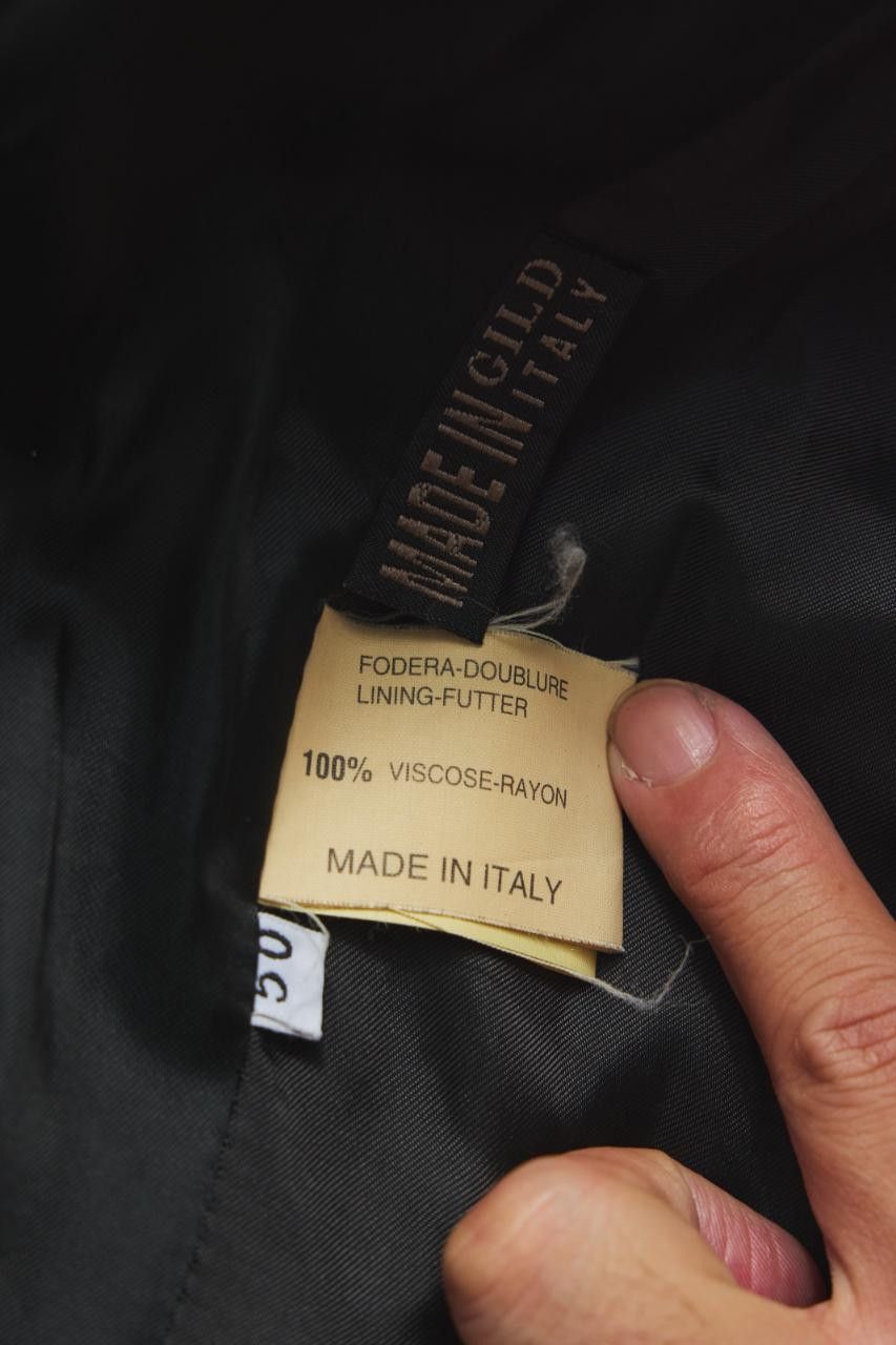 Dsquared2 DSQUARED2 Herringbone Wool Double-Breasted Overcoat Size US M / EU 48-50 / 2 - 7 Thumbnail