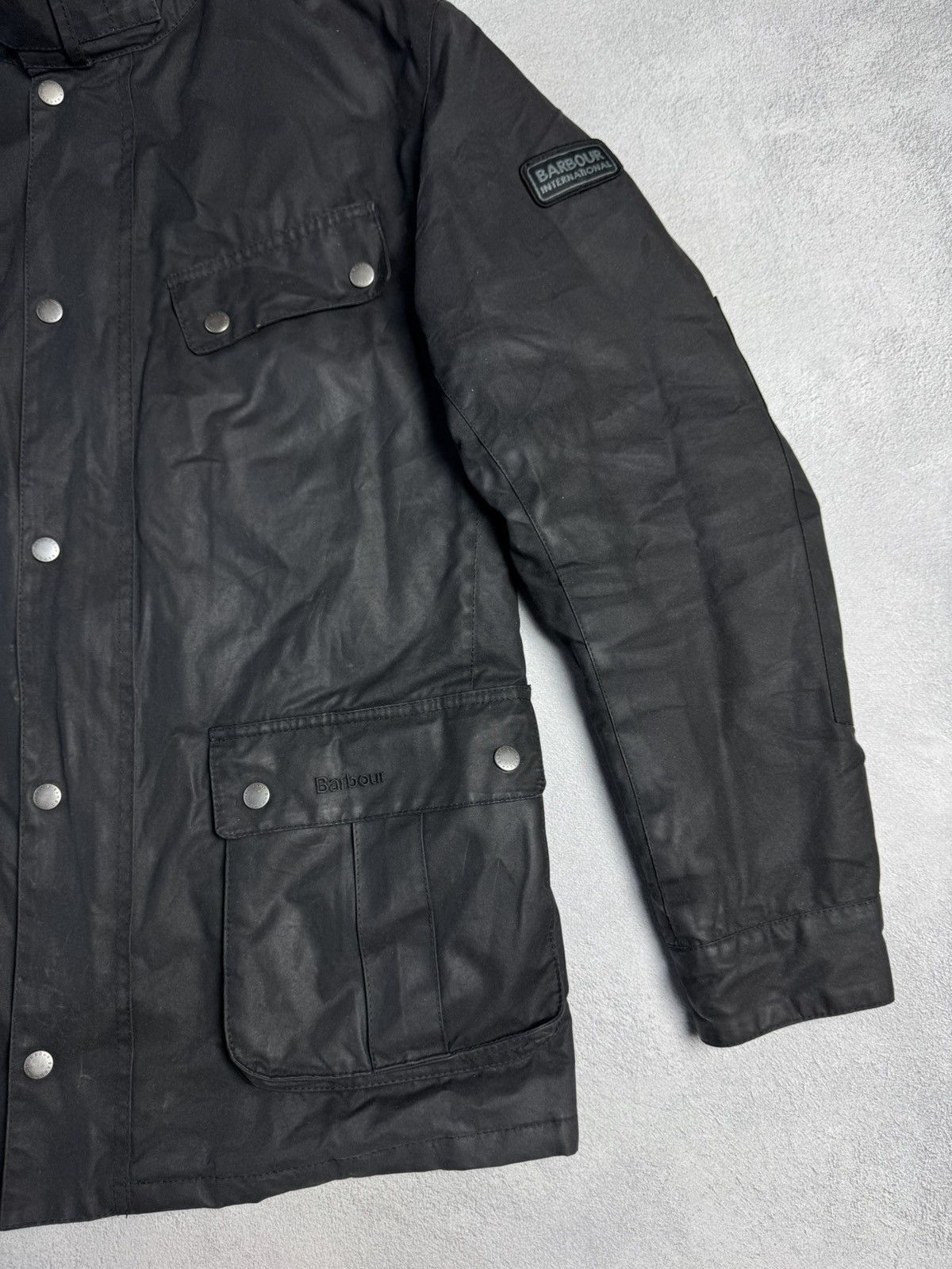 Barbour Barbour International Duke Motorcycle Wax Cotton Jacket Size US L / EU 52-54 / 3 - 6 Thumbnail