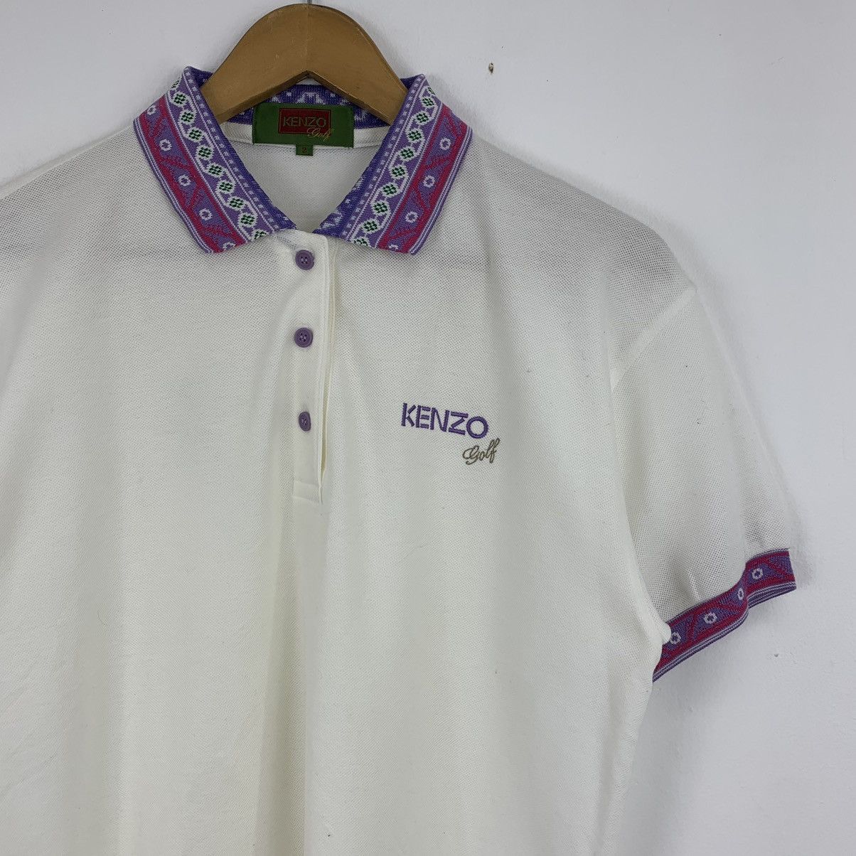 Kenzo × Vintage Vintage 90’s Kenzo Golf Polo Shirt Size US M / EU 48-50 / 2 - 2 Thumbnail