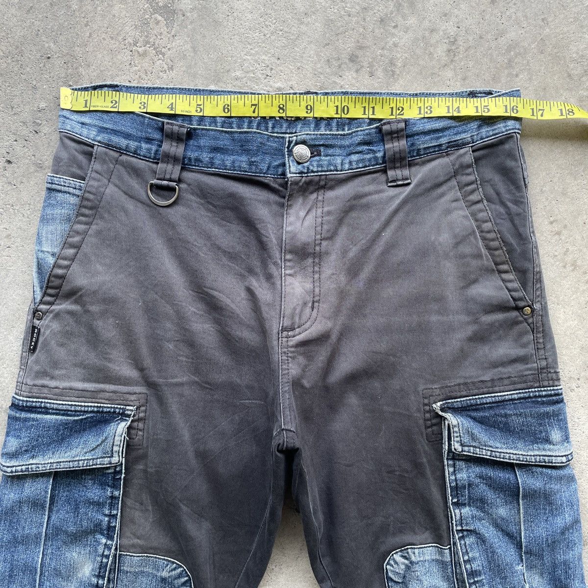Japanese Brand Vintage Rocky Japan Double Knee Cargo Tactical Pants RARE Size US 34 / EU 50 - 8 Thumbnail