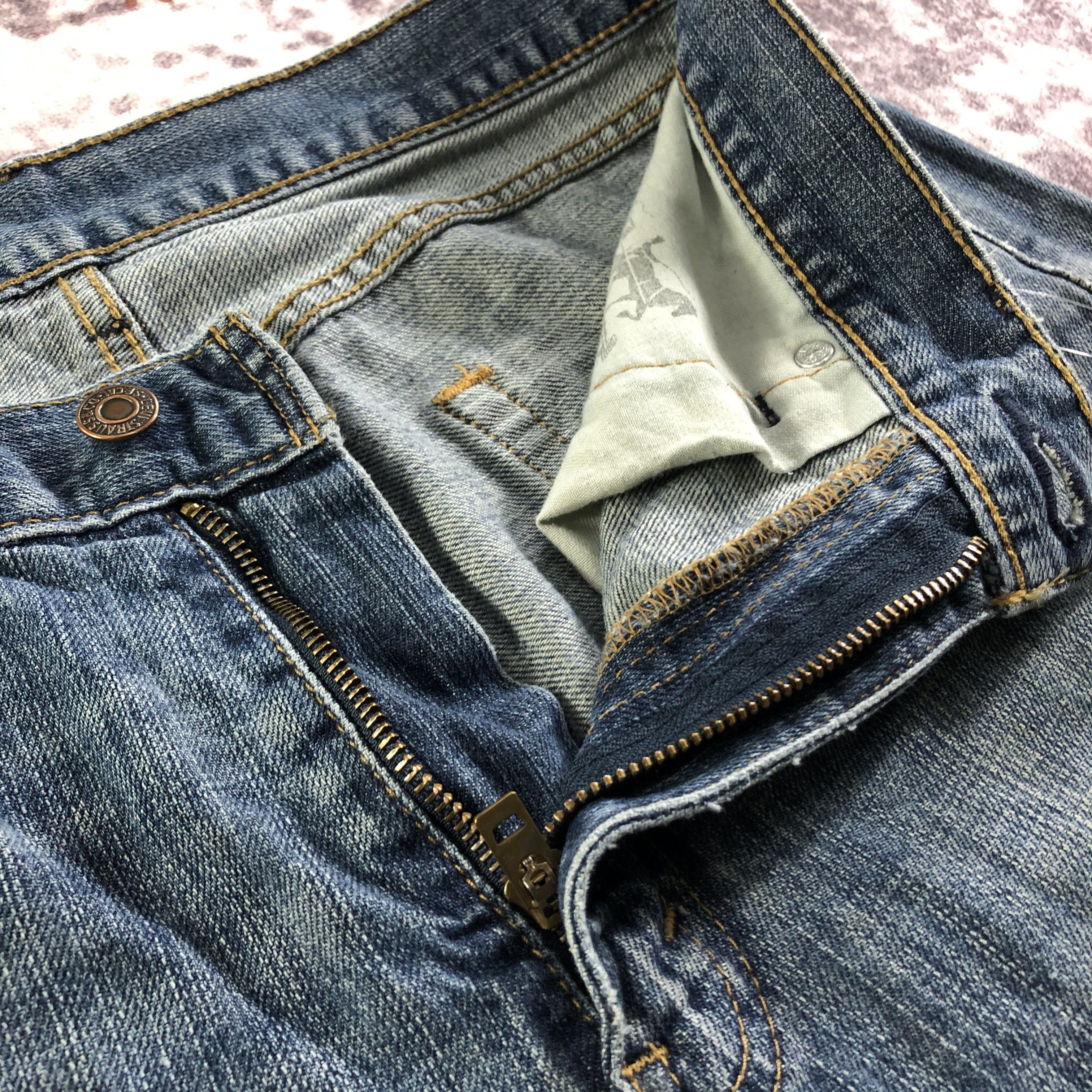 Levi's × Vintage Vintage Blue Wash Levis 505 Jeans-JM3467 Size 33" - 8 Thumbnail