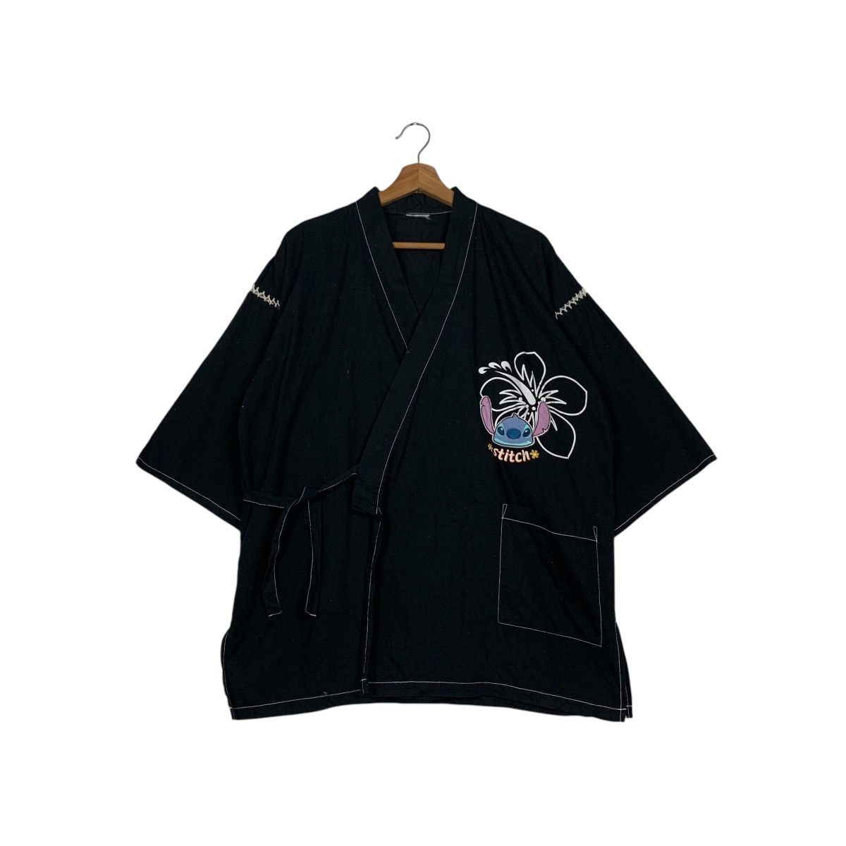 Japanese Brand LILO & STITCH Aloha Big Logo Graphics Kimono #2330-C104 Size US L / EU 52-54 / 3 - 3 Thumbnail