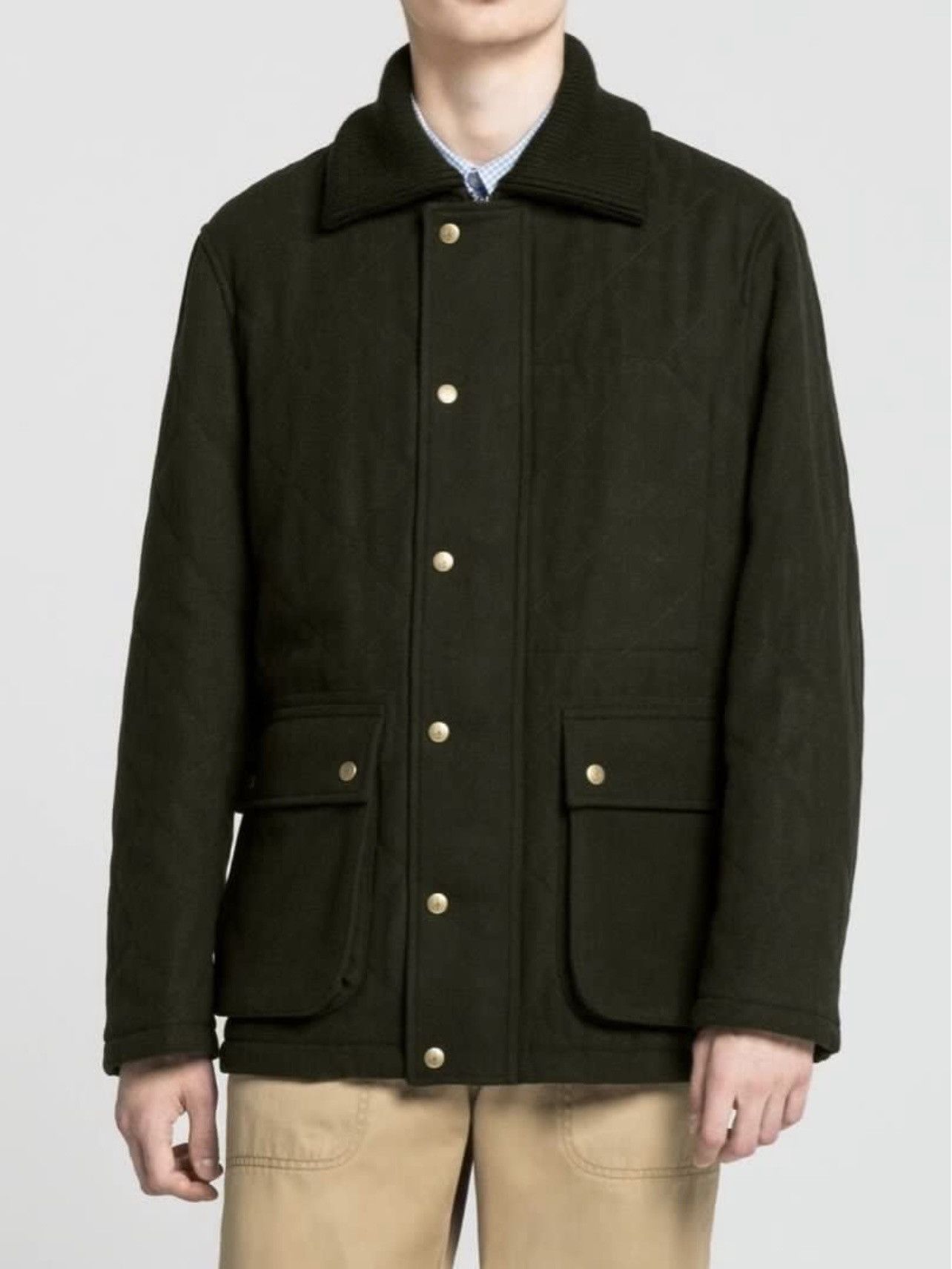 JW Anderson × Uniqlo A/W17 JW ANDERSON X UNIQLO BESPOKE WOOL BLEND QUILTED JACKET Size US L / EU 52-54 / 3 - 10 Thumbnail