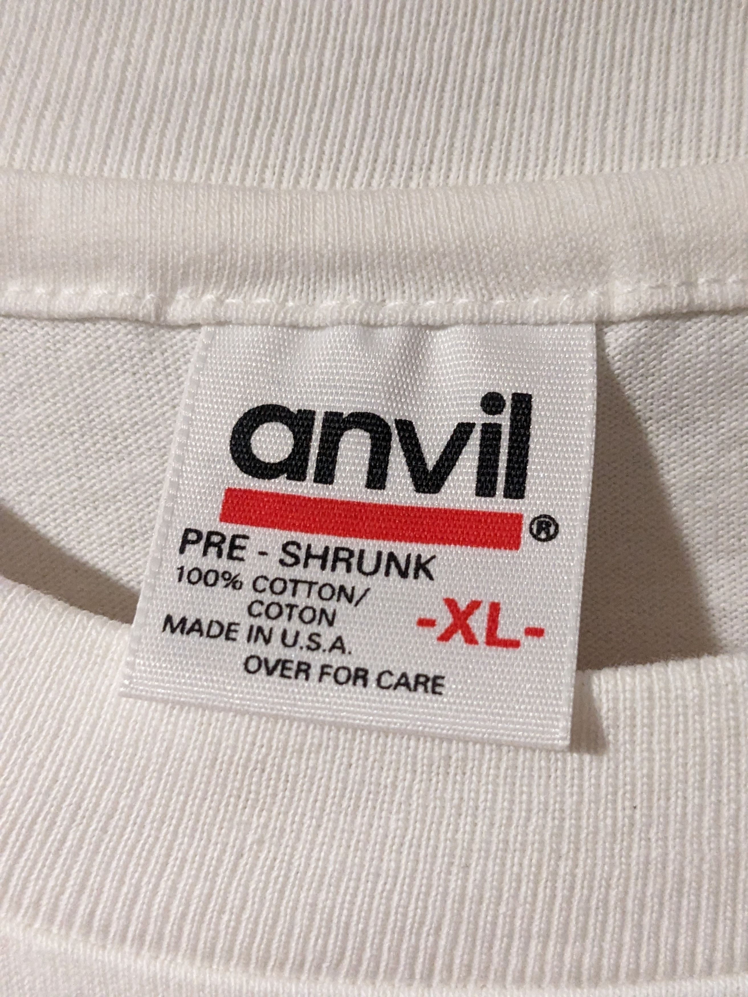 Anvil × Vintage Vintage 90s Comic Book Artist Bower Astronaut T-Shirt Size US XL / EU 56 / 4 - 3 Thumbnail