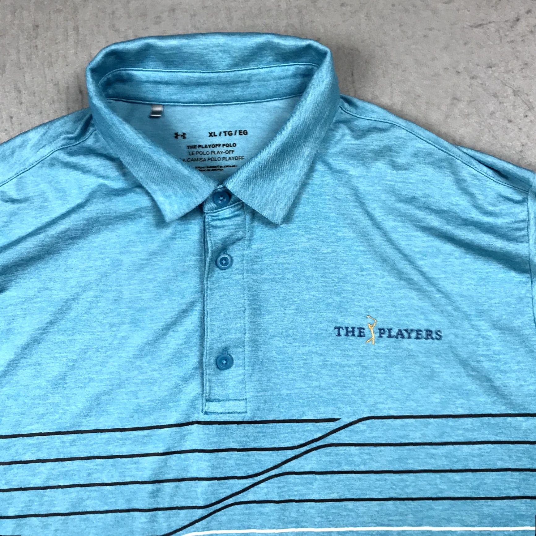 Under Armour Under armour Golf Polo Shirt Mens XL Blue Size US XL / EU 56 / 4 - 2 Thumbnail