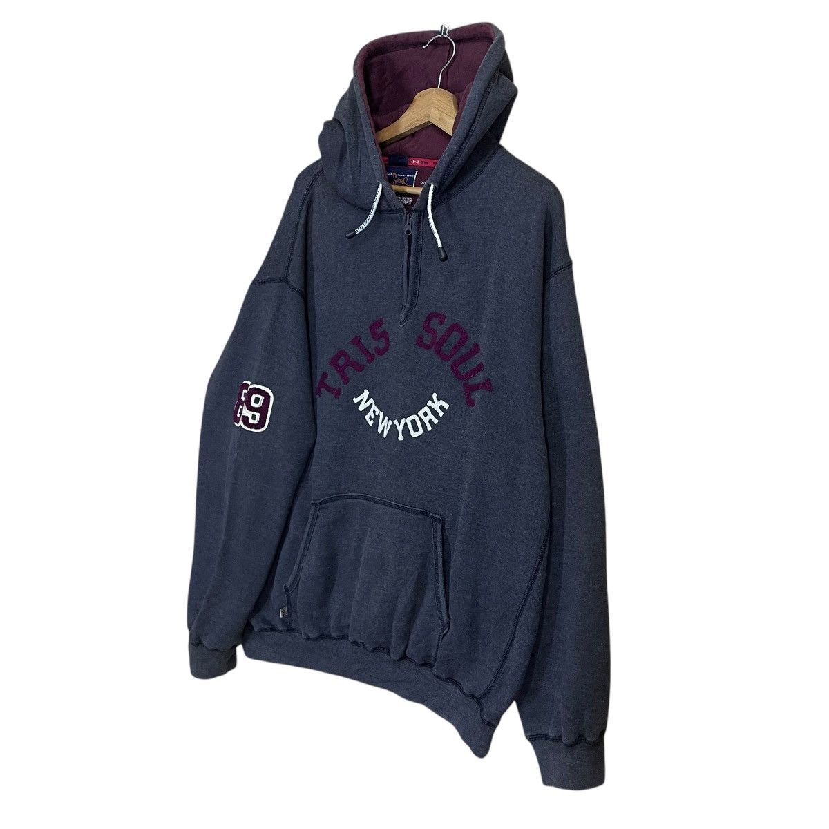 Japanese Brand × Triple 5 Soul × Vintage Triple 5 Soul Spellout Embroidered Pullover Hoodie Size XXL Size US XL / EU 56 / 4 - 3 Thumbnail