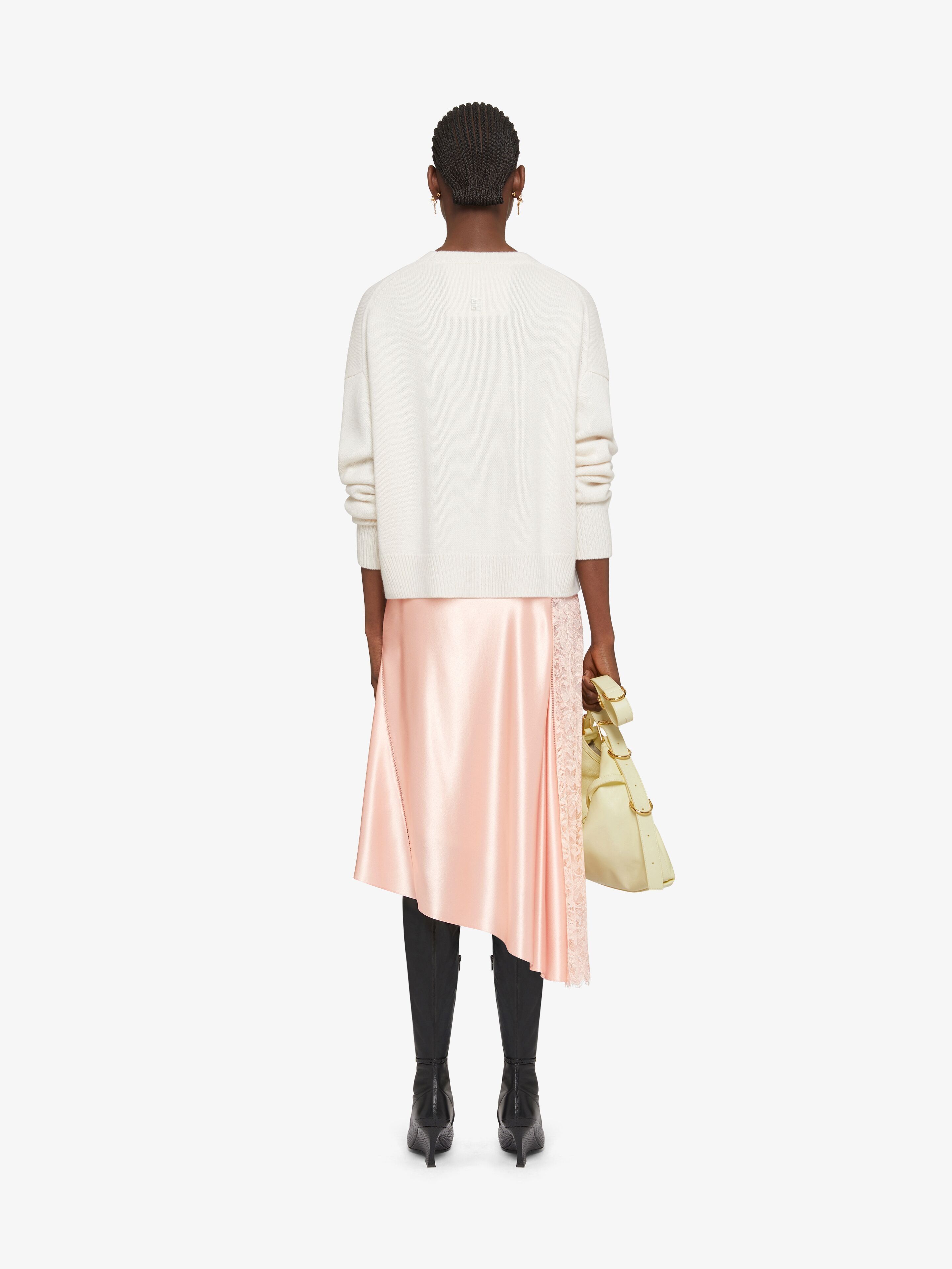 Givenchy o1w1db10325 Crewneck Sweater in Ivory Size XS / US 0-2 / IT 36-38 - 3 Thumbnail