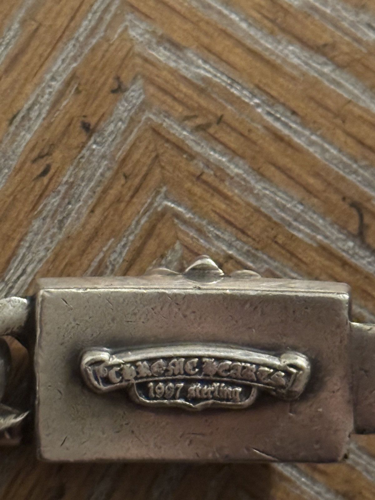 Chrome Hearts Chrome Hearts Keeper ID Cuban Link Bracelet Size ONE SIZE - 8 Thumbnail