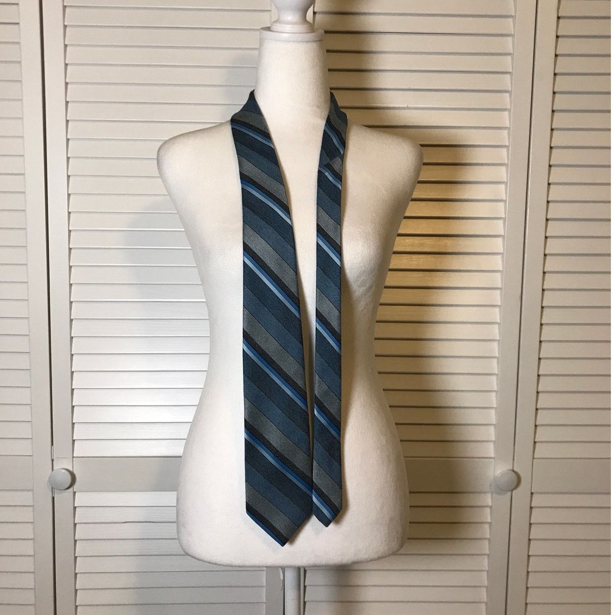 Other Mervyn’s Men’s Collection Vintage Striped Classic Necktie Size ONE SIZE - 2 Thumbnail