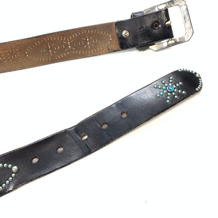Bape Bape Leather Belt Vintage RARE ! Size 32 - 3 Thumbnail