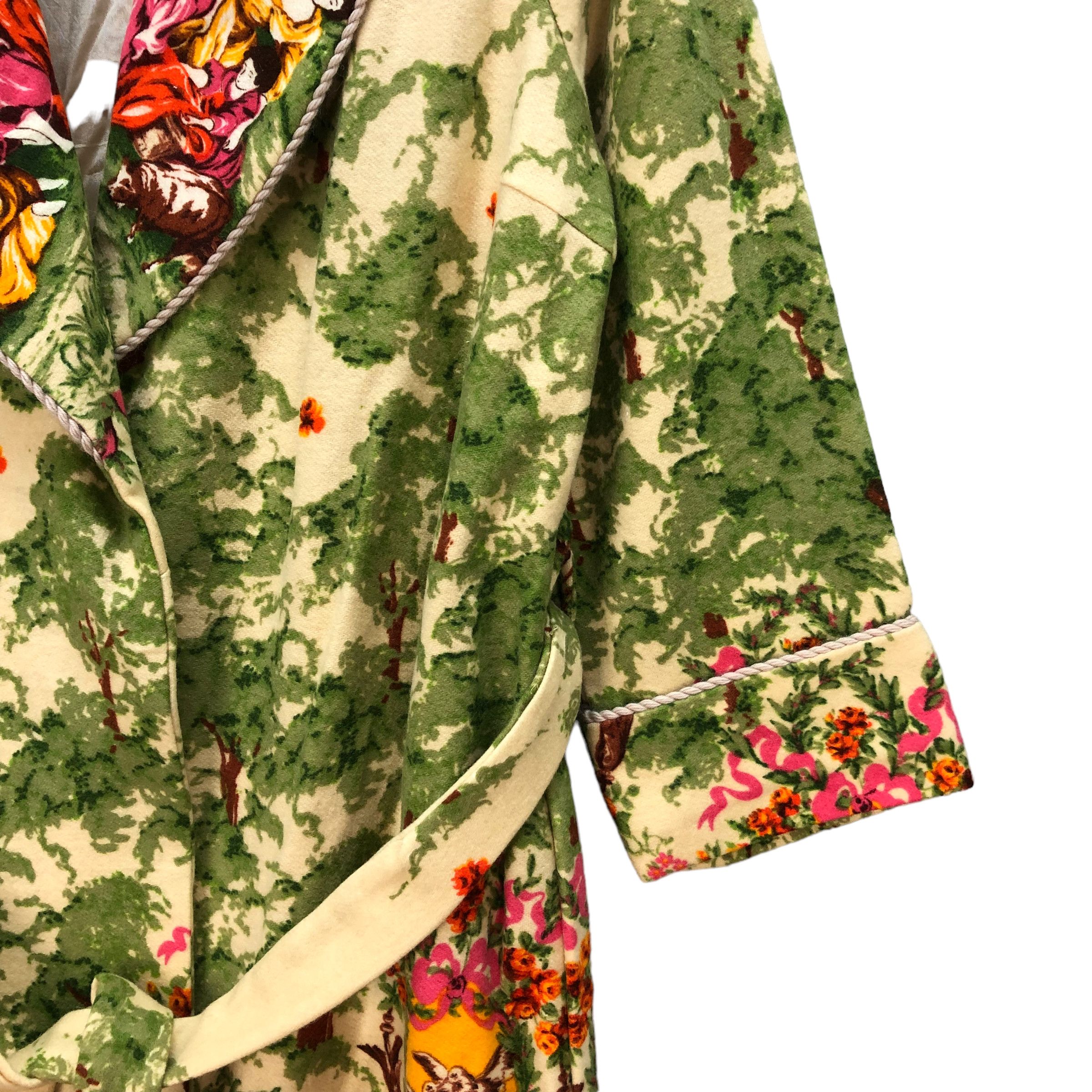 Japanese Brand VINTAGE JAPAN TRADITIONAL FLORAL FULLPRINT ROBES #7368-135 Size M / US 6-8 / IT 42-44 - 5 Thumbnail