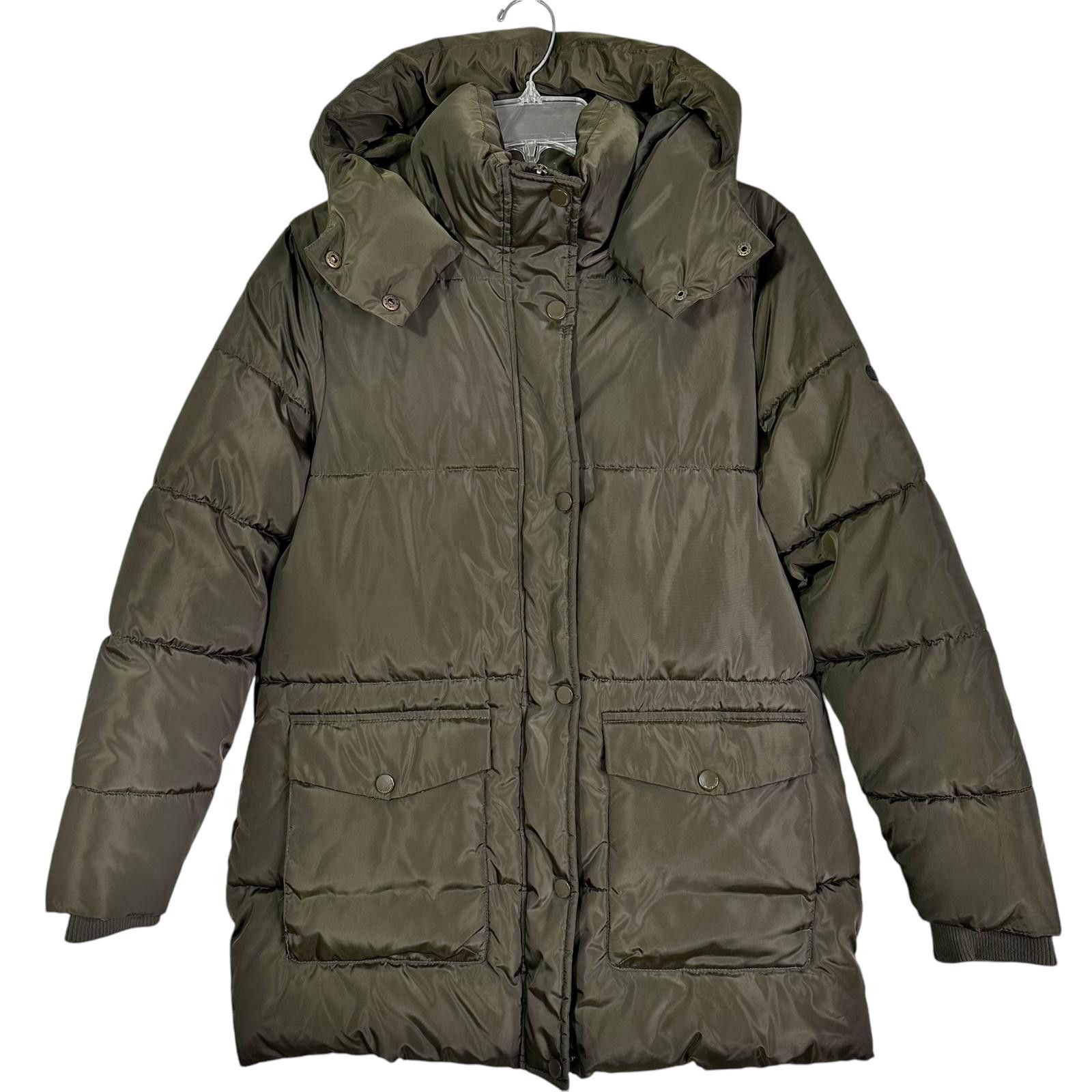 Lucky Brand NEW Lucky Brand Hooded Puffer Parka Coat Green Women’s M Size M / US 6-8 / IT 42-44 - 1 Thumbnail