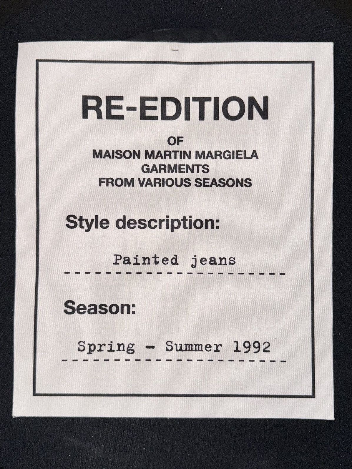 H&M × Maison Margiela Maison Margiela x H&M Painted Jeans Size US 36 / EU 52 - 5 Thumbnail
