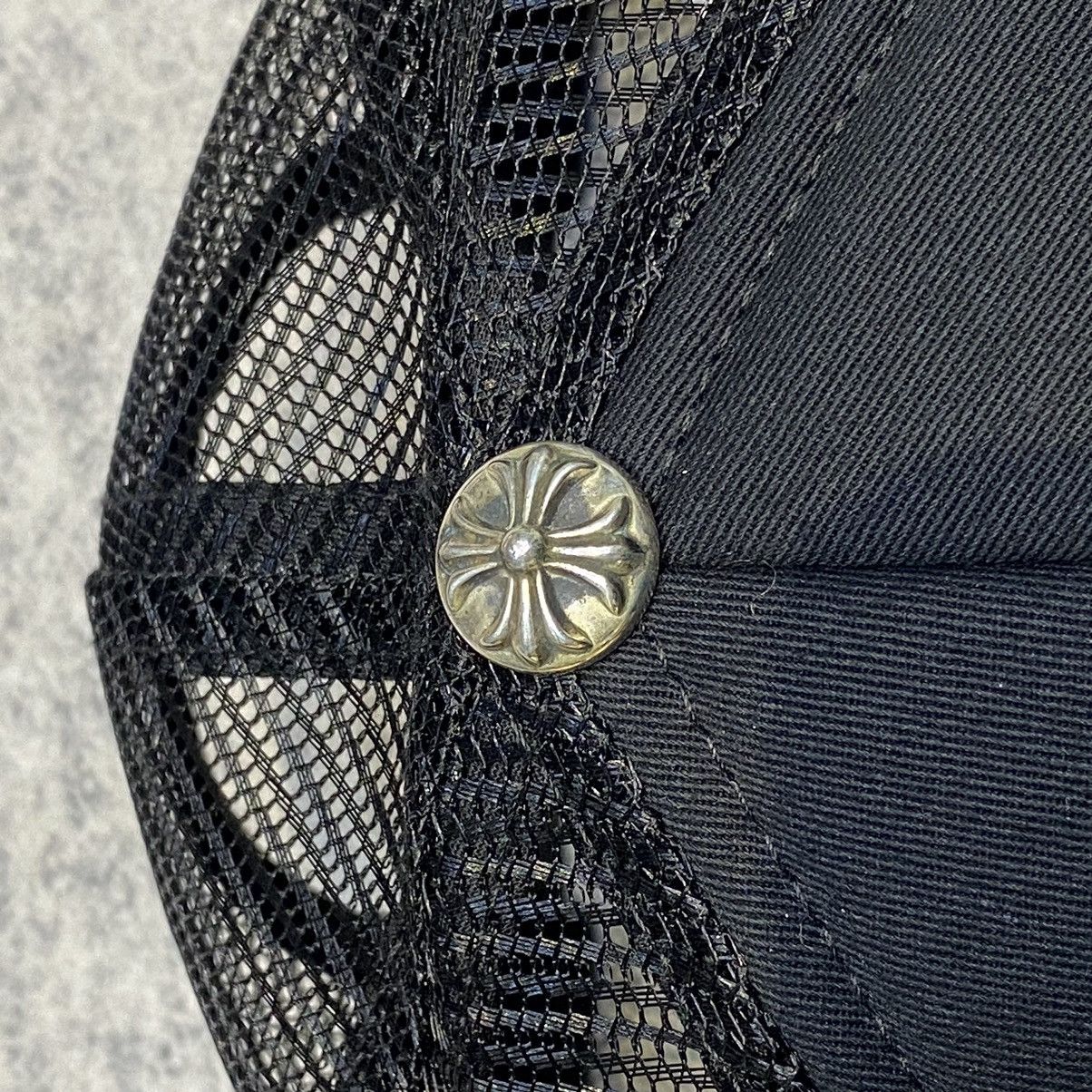Chrome Hearts Chrome Hearts three cemetery cross trucker hat black Size ONE SIZE - 4 Thumbnail