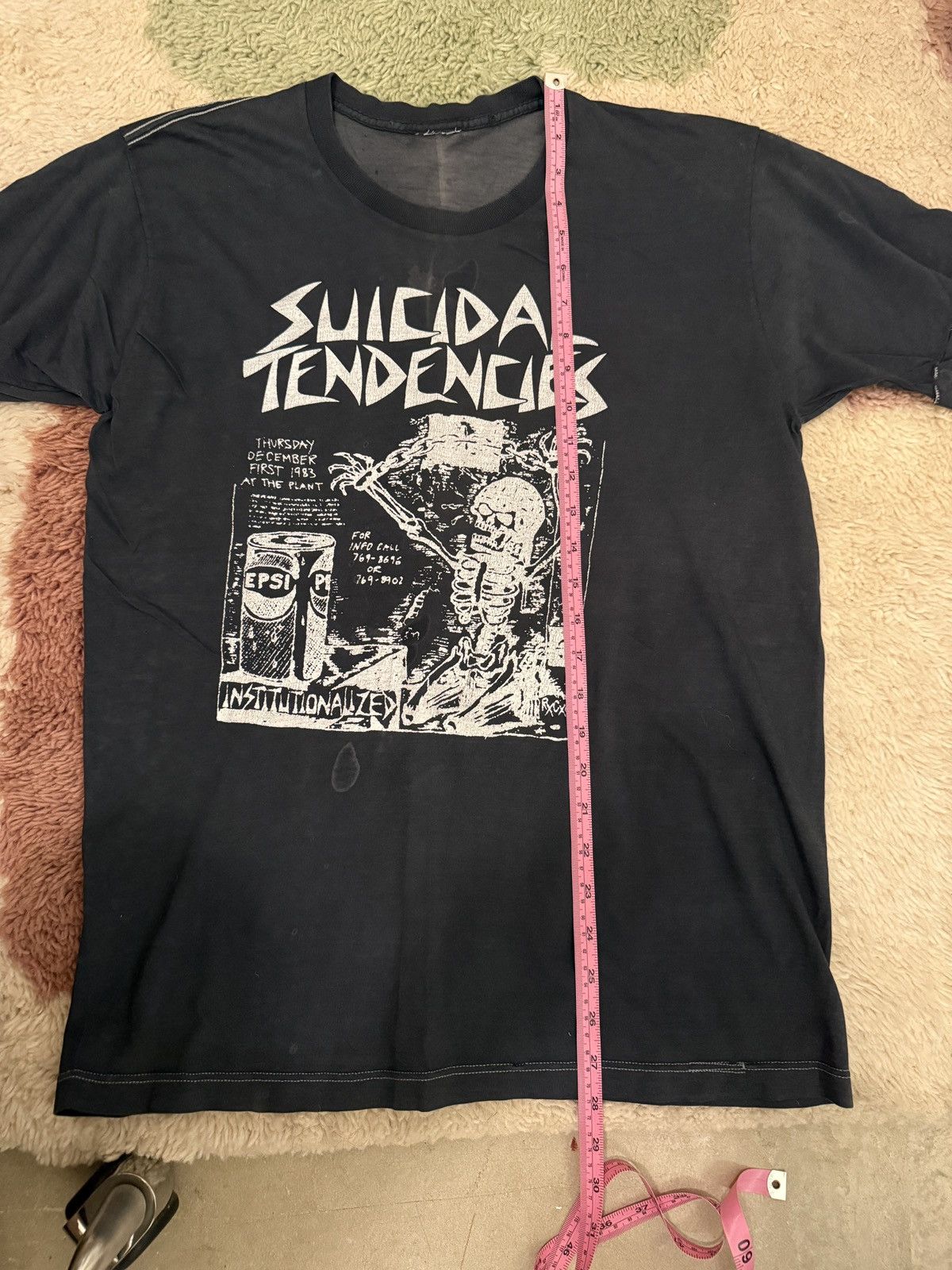 Band Tees Suicidal Tendencies institutionalized flyer tee Size US L / EU 52-54 / 3 - 8 Thumbnail
