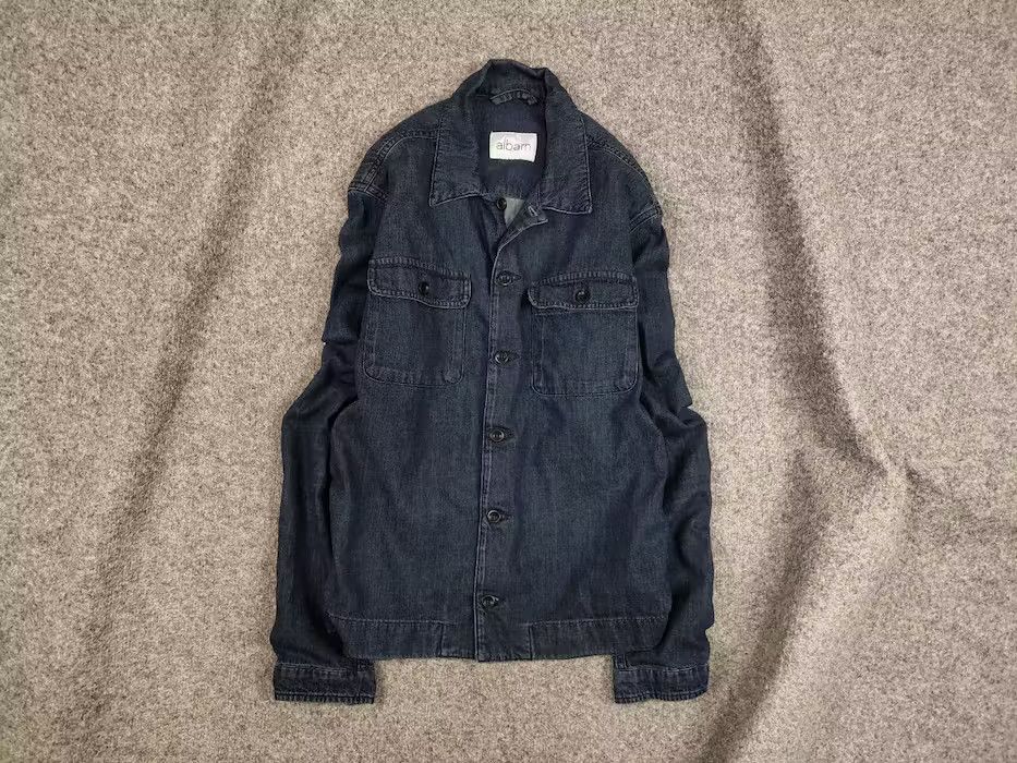 Albam Albam Design Light Denim Overshirt Pocket Jacket Size US S / EU 44-46 / 1 - 1 Thumbnail