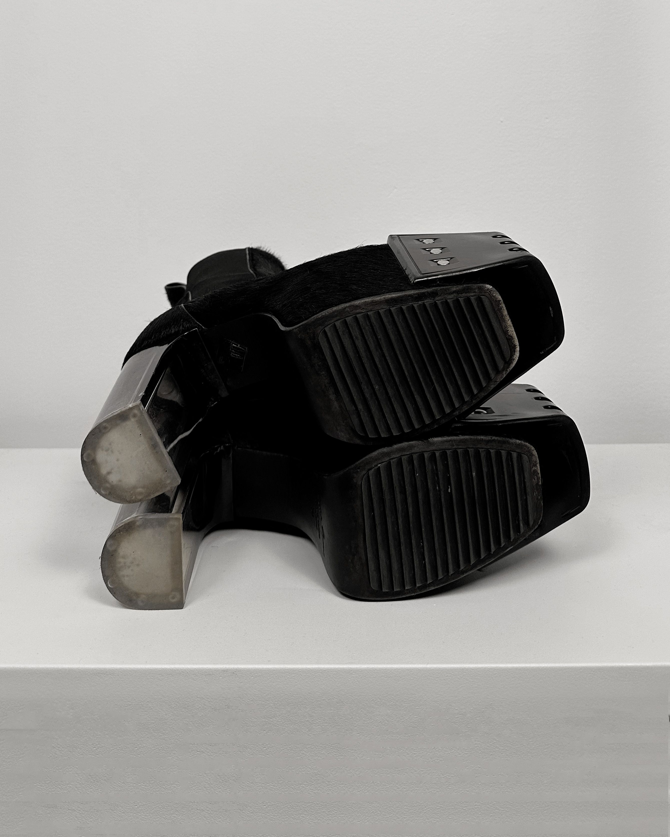 Rick Owens Ponyhair Kiss Heel boots