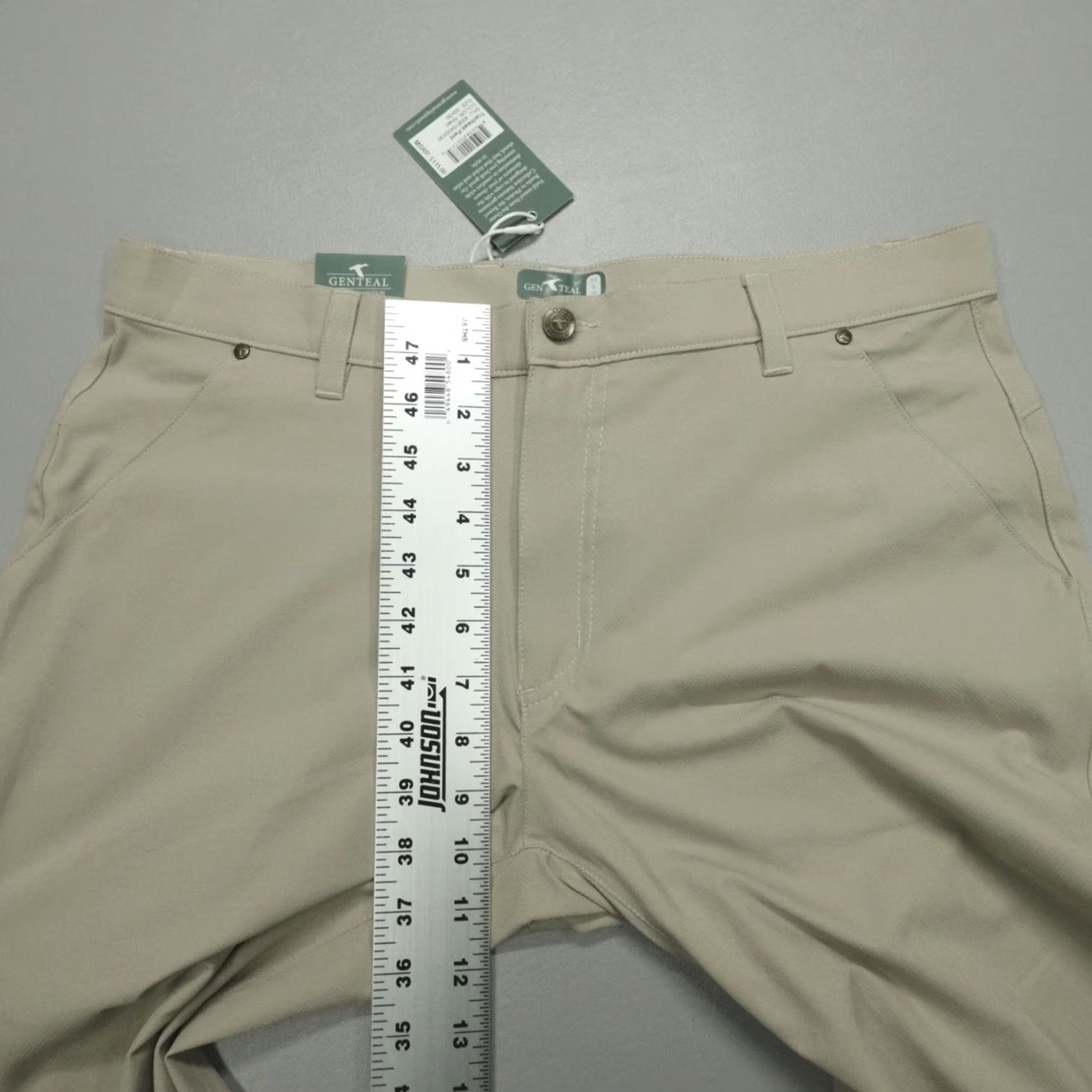 Vintage GenTeal Trailhead Pant Men's 33x30 Khaki Classic Fit Wicking Trail Hiking Size US 33 - 5 Thumbnail