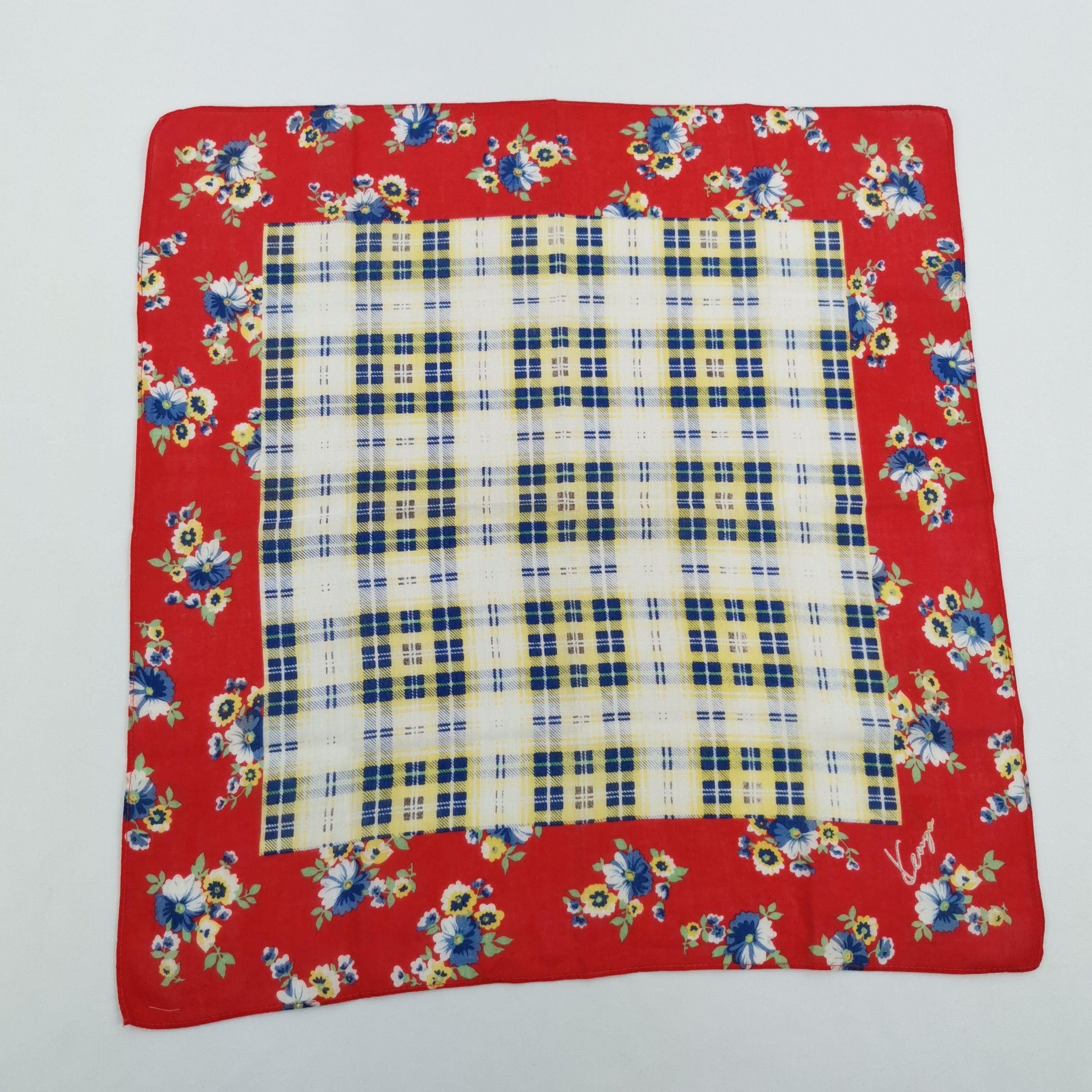 Kenzo Vintage Kenzo Handkerchief Neckerchief Bandana Scarves Size ONE SIZE - 1 Thumbnail