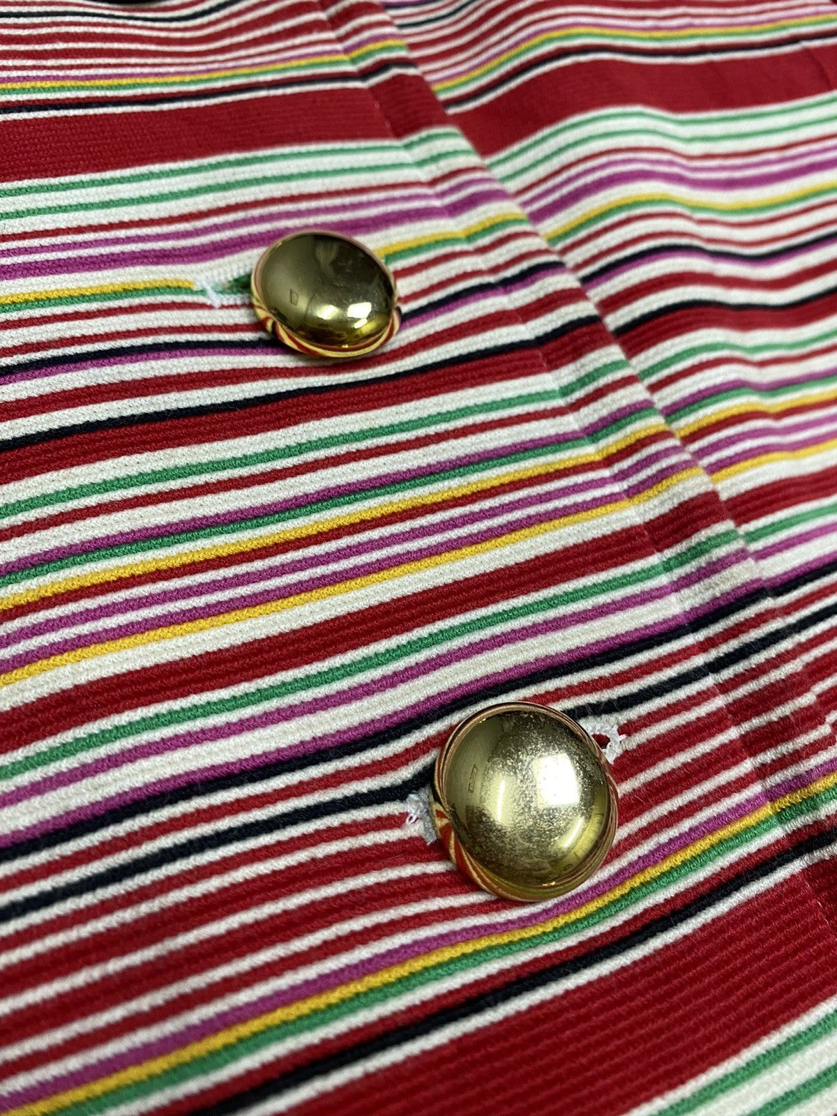 Yves Saint Laurent Yves Saint Laurent vintage striped button dress Size M / US 6-8 / IT 42-44 - 8 Thumbnail