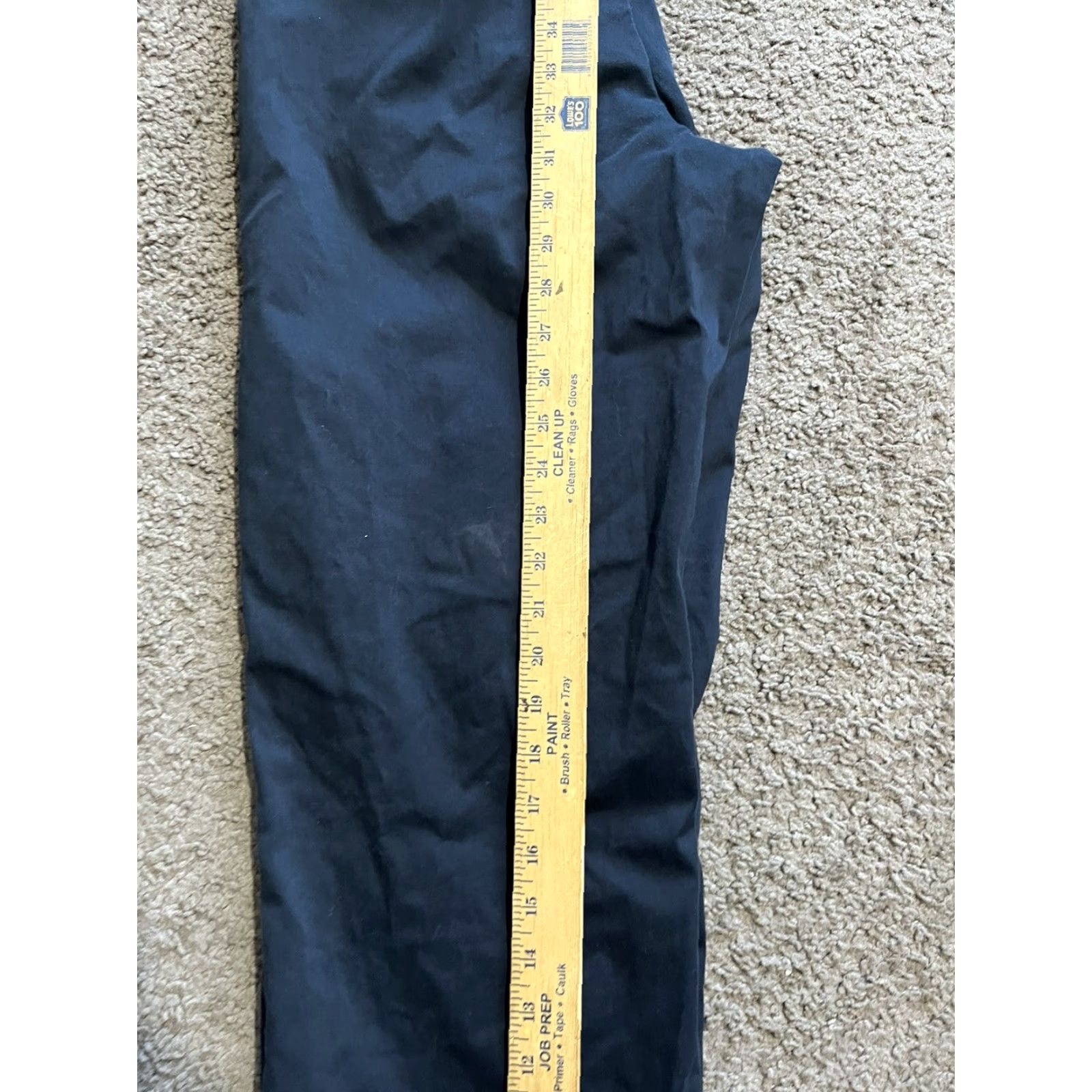 Lee Lee Platinum Curvy Fit Womens Trousers Pants Sz 8 Med Straight Leg Navy Blue Size 30" / US 8 / IT 44 - 7 Thumbnail