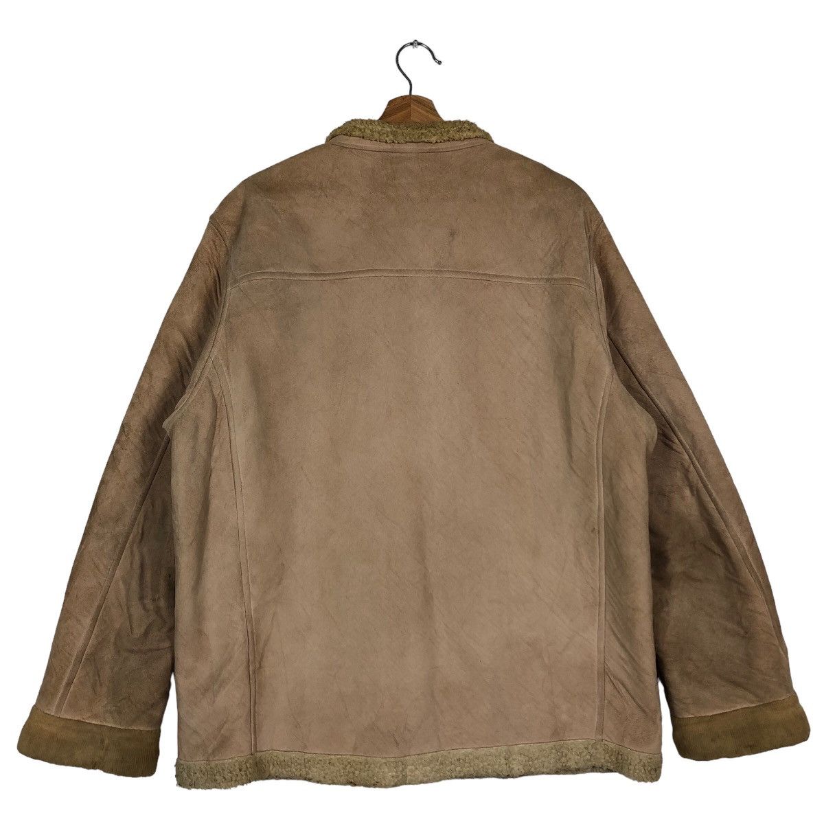 Japanese Brand 🔥90’s Vintage Moleskin Leather Mink Fur Lining Uniqlo Japan Size US L / EU 52-54 / 3 - 8 Thumbnail