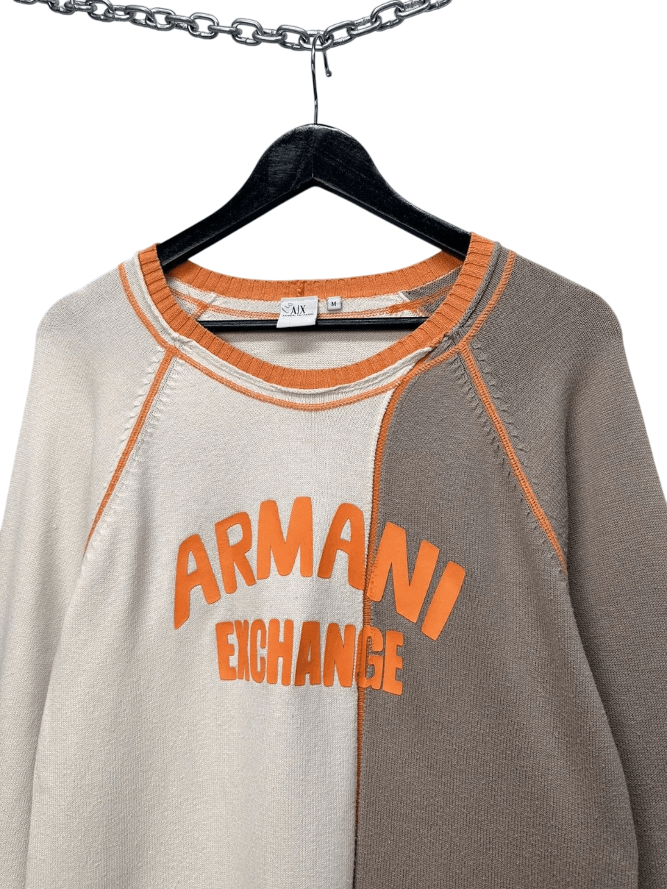 Armani Japanese Y2K Distressed Sweater Gothic Avantgarde Margiela Size US M / EU 48-50 / 2 - 4 Thumbnail