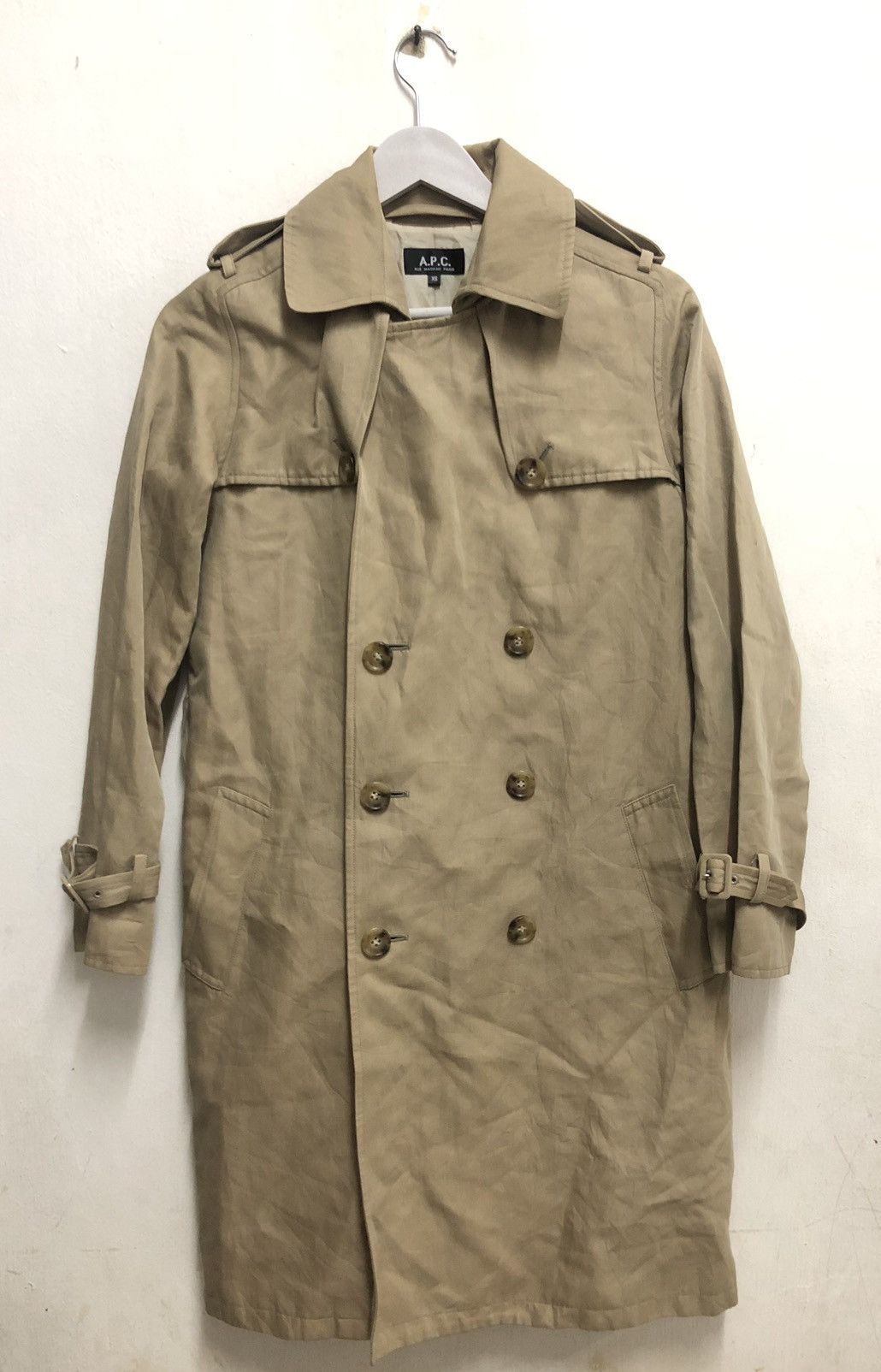 Vtg a.p.c long coat