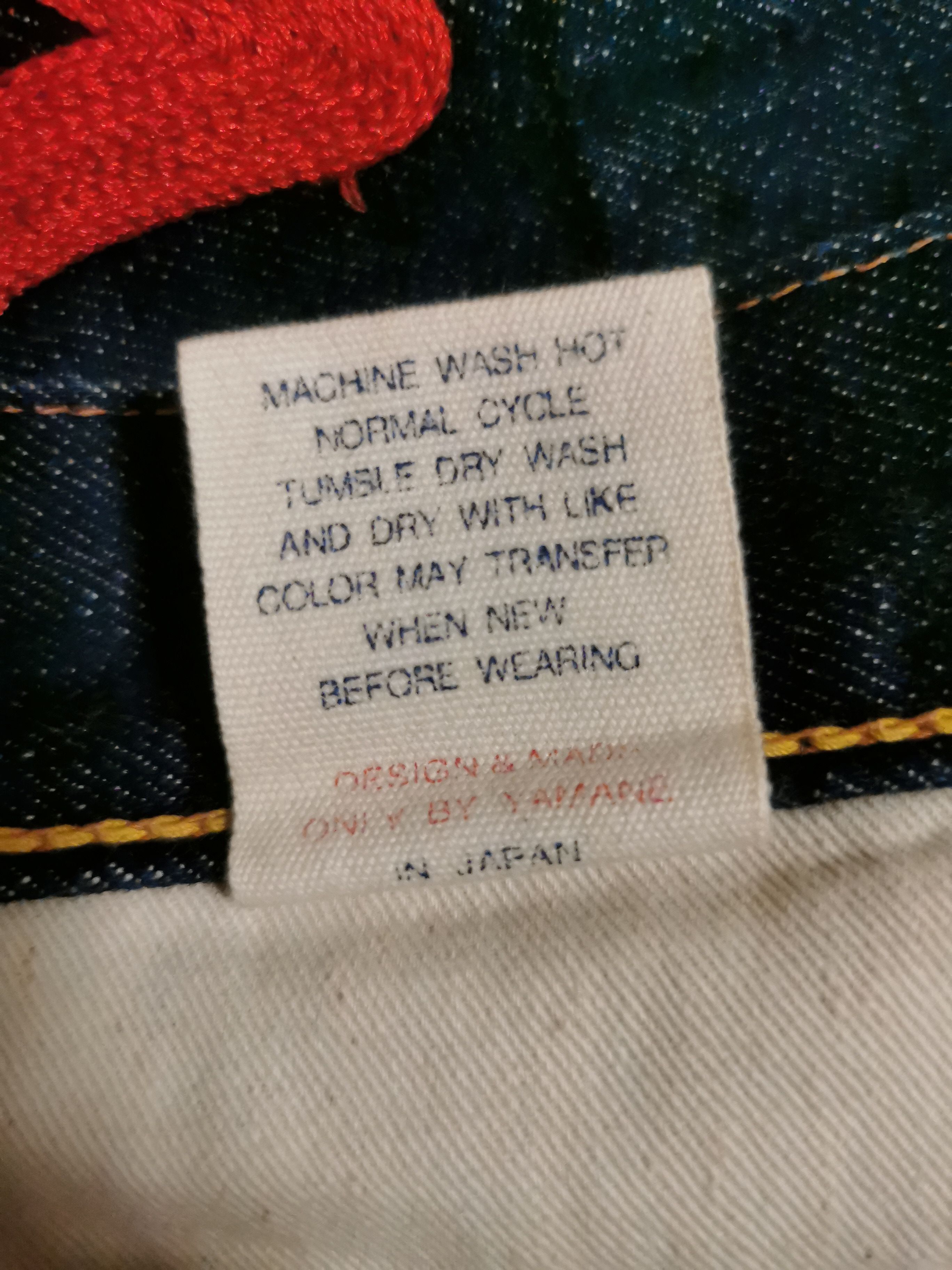 Evisu Evisu Men's Navy and Red Jeans Wait 27" Size US 27 - 7 Thumbnail